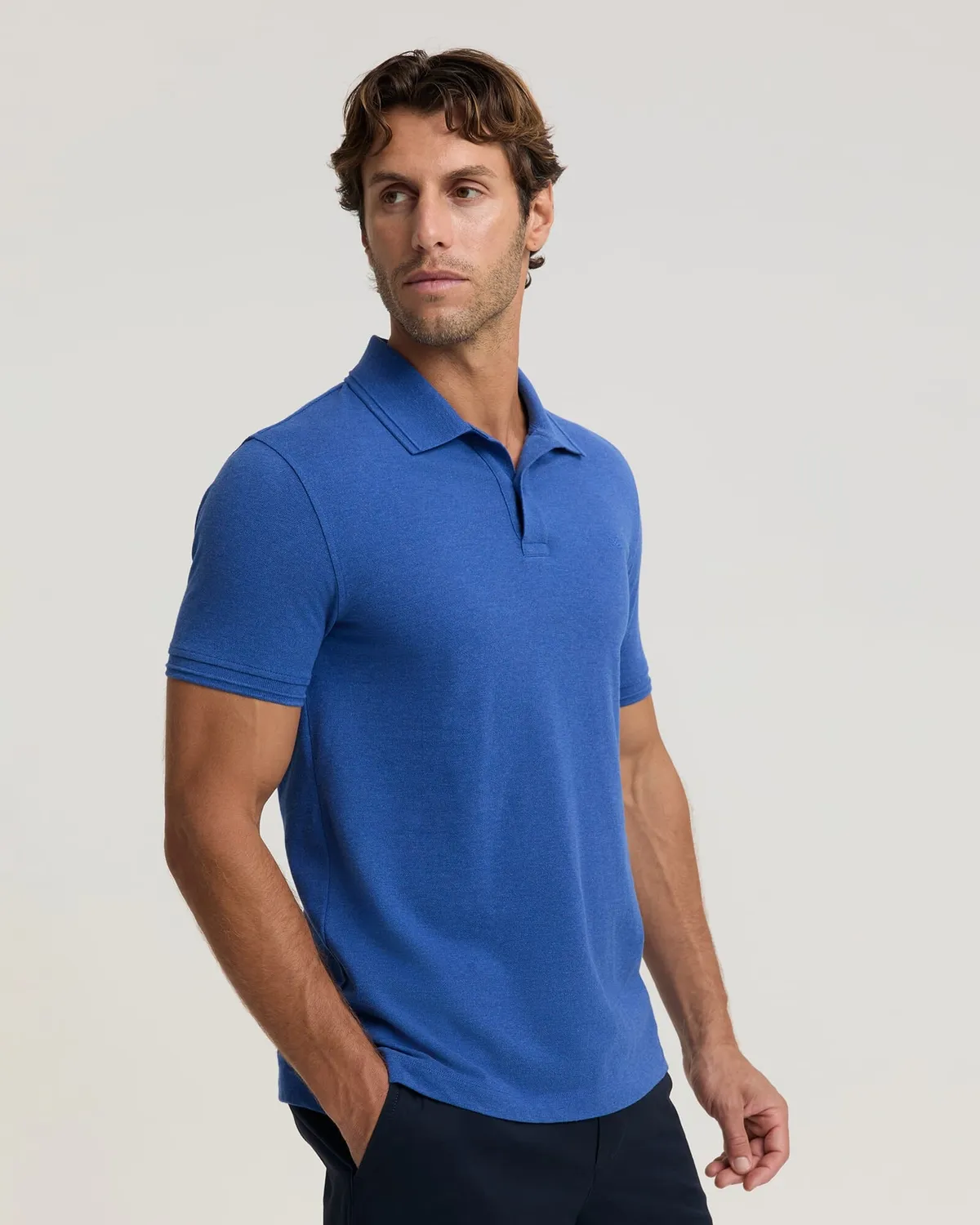 Sportscraft SC Melange Pique polo uomo cotone