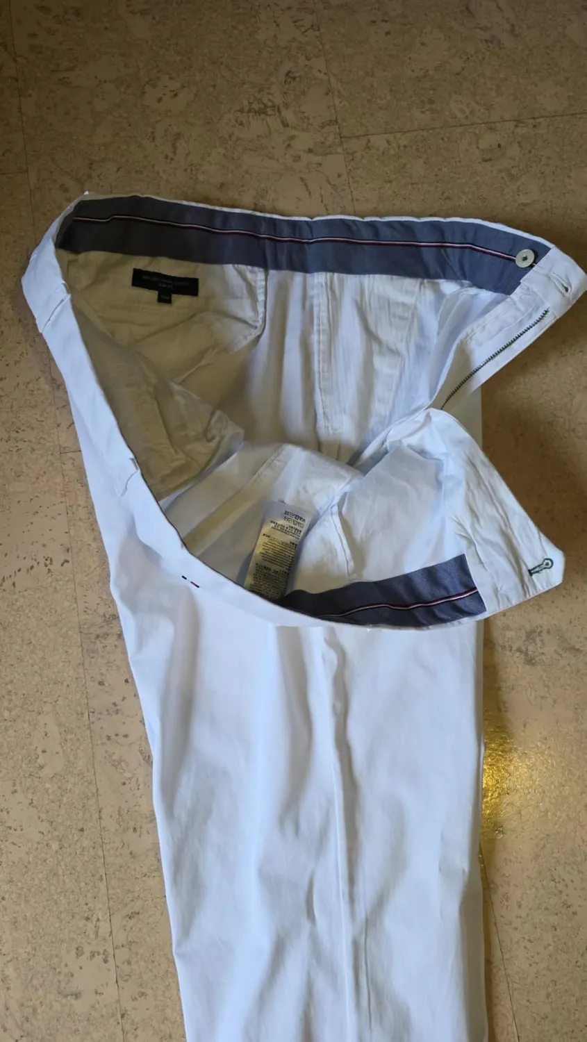 Tommy Hilfiger Bleecker chino uomo 34W/32L pima cotone
