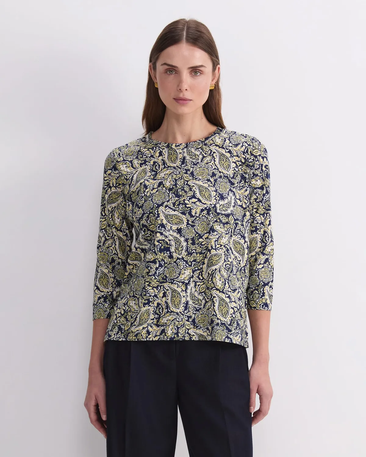 Sportscraft Paisley Mercerised Maglietta Donna Cotone