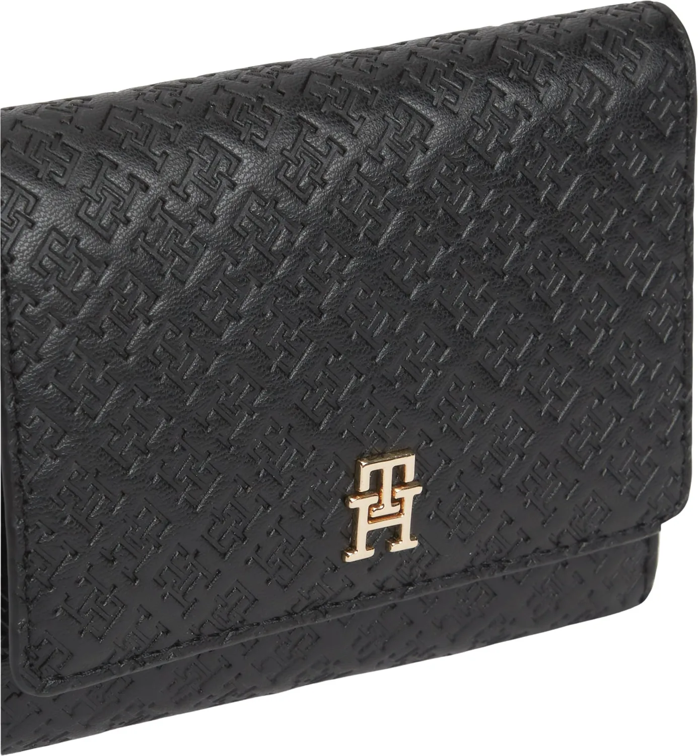 Tommy Hilfiger TH Icon Trifold Mono AW0AW18484 Portafoglio Nero