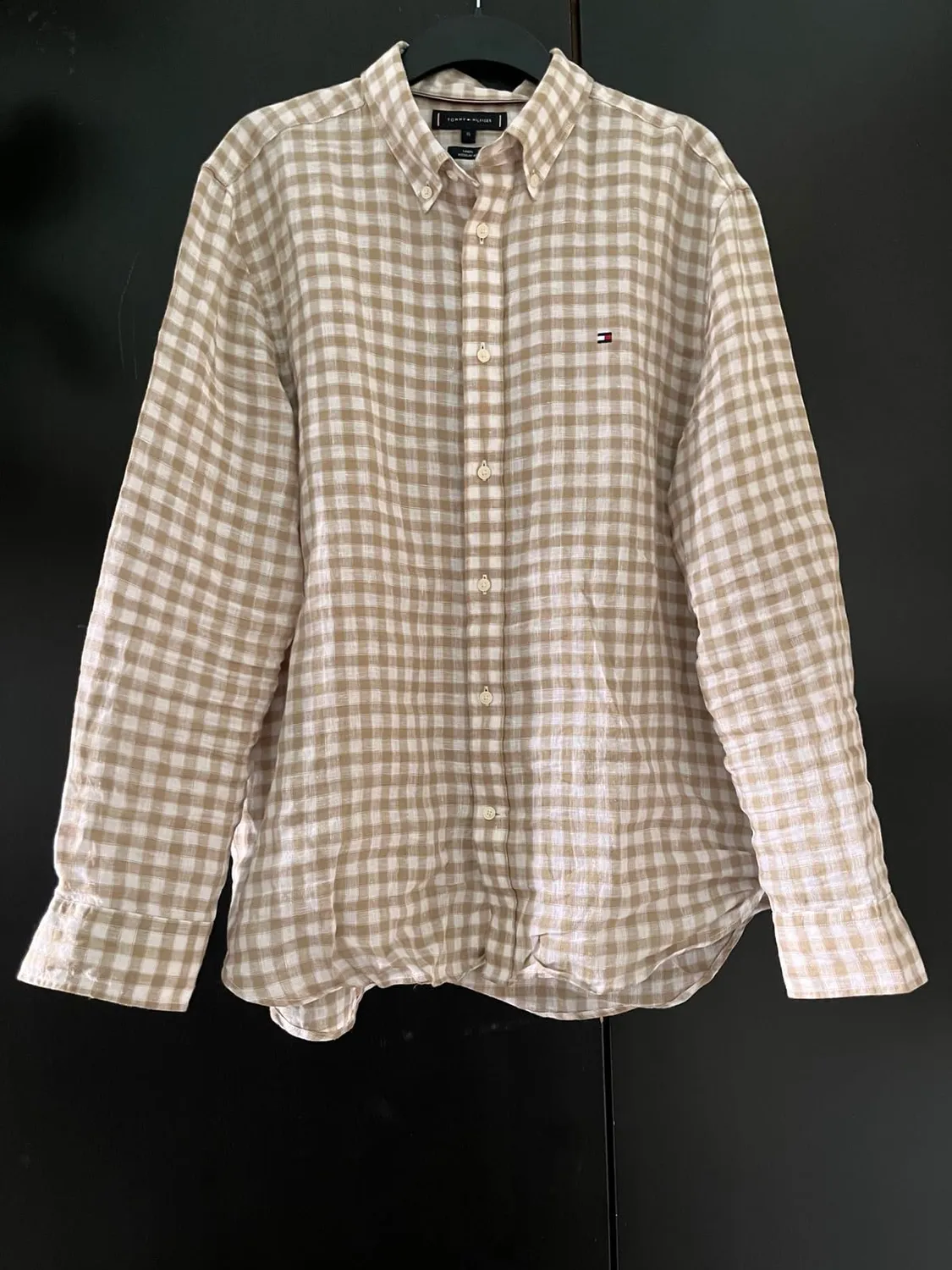 Tommy Hilfiger Linen Gingham MW0MW42401 camicia quadri