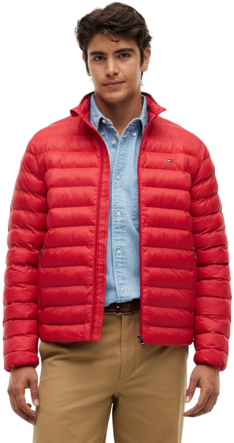 Tommy Hilfiger Packable MW0MW37634 giacca uomo L bordeaux