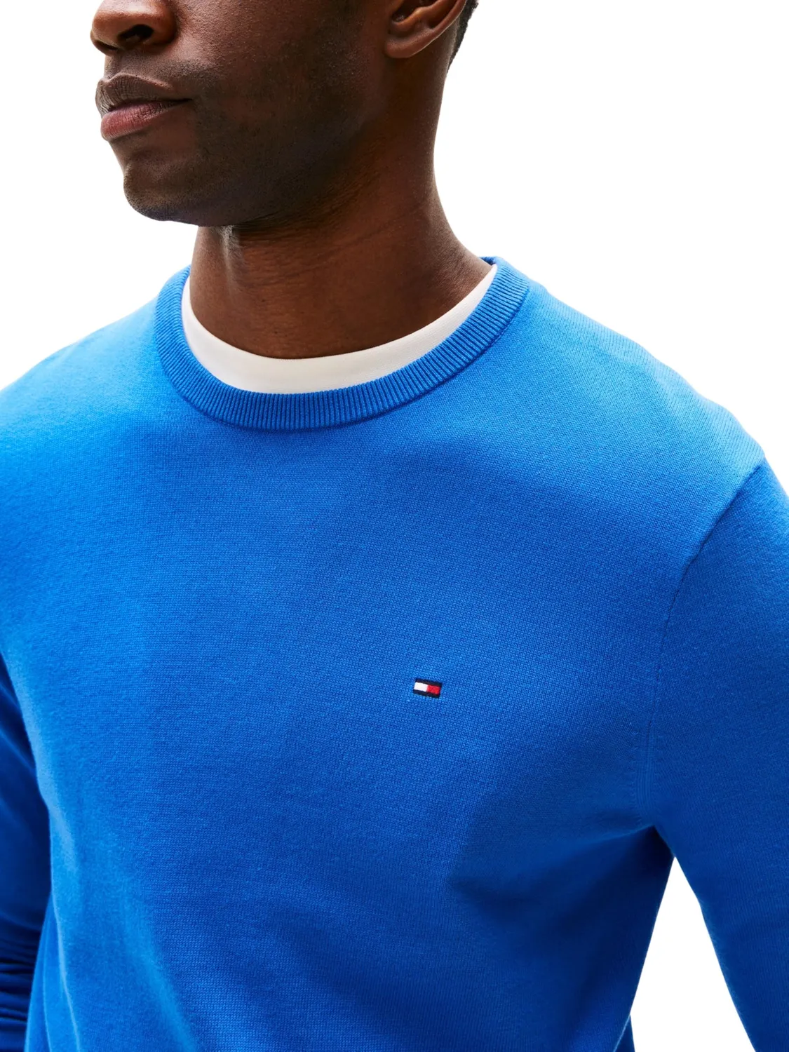 Tommy Hilfiger Essential Cotton Pullover Blu XXL