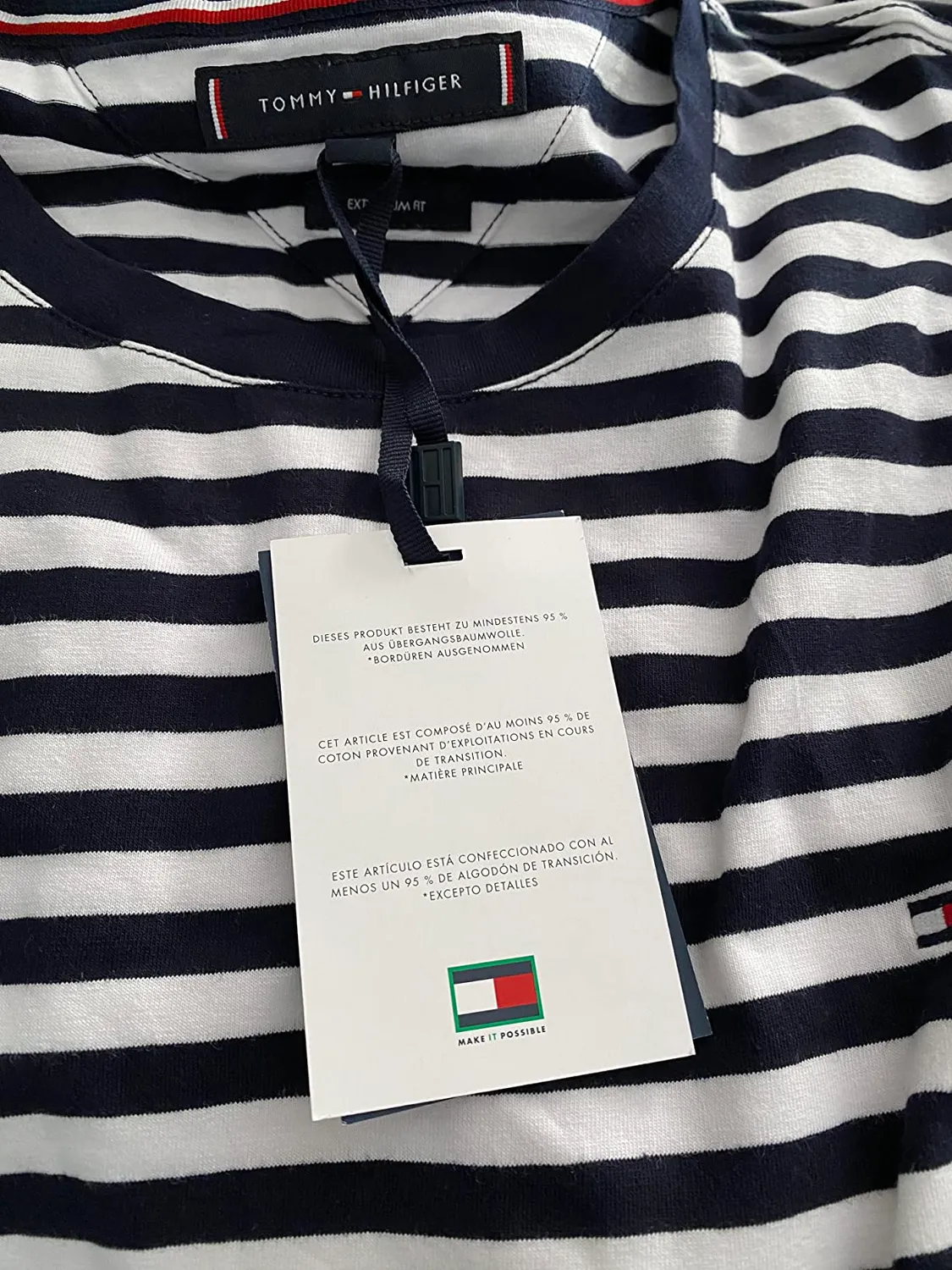 Tommy Hilfiger MW0MW10804 camicia slim uomo nera stretch