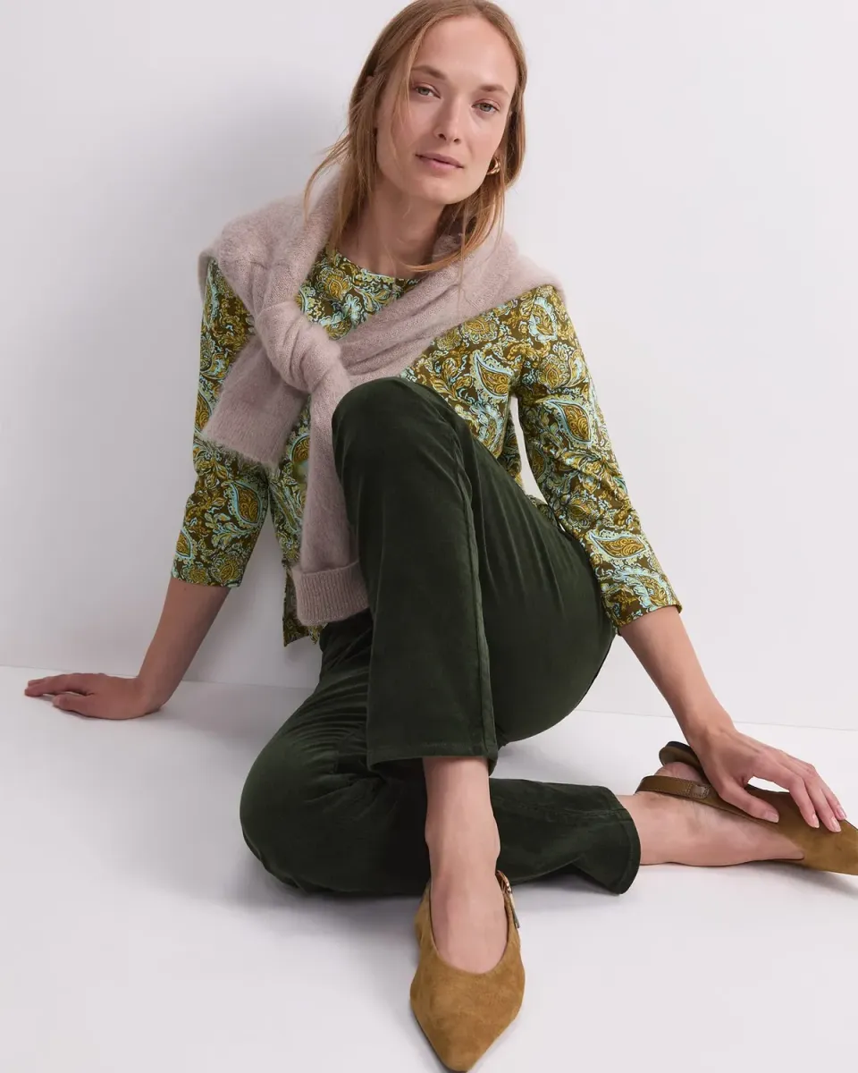 Sportscraft Paisley Mercerised Tee maglietta donna
