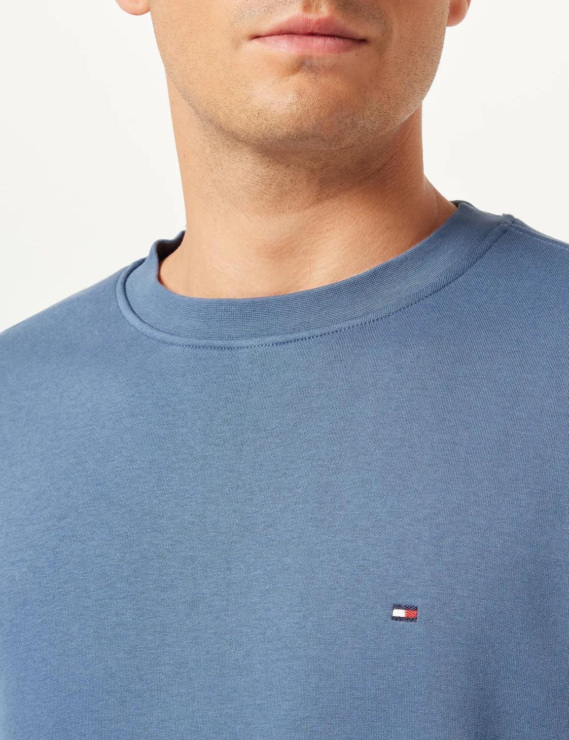 Tommy Hilfiger Felpa Uomo Senza Cappuccio Girocollo Cotone
