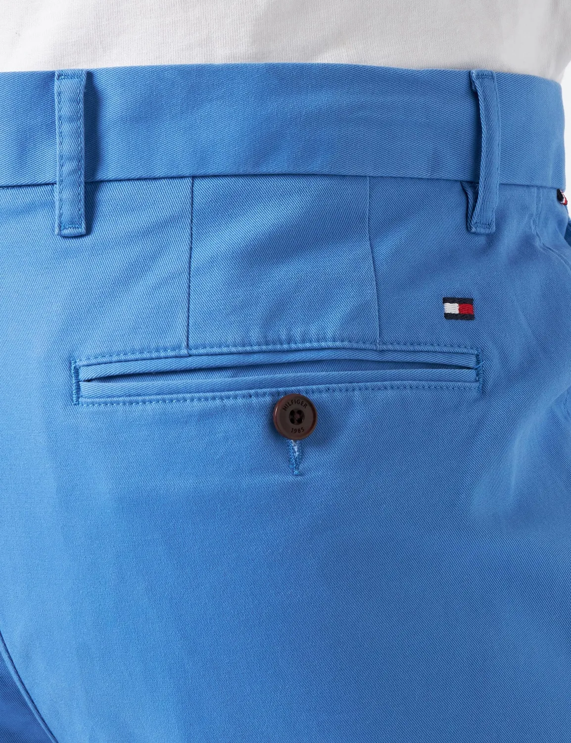 Tommy Hilfiger Cotton Chinos pantaloni Iconic Blue 33W/28L cotone