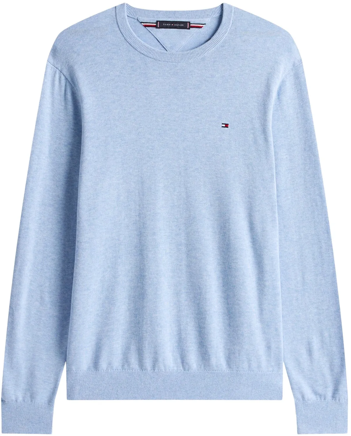 Tommy Hilfiger Essential Cotton maglione blu S girocollo
