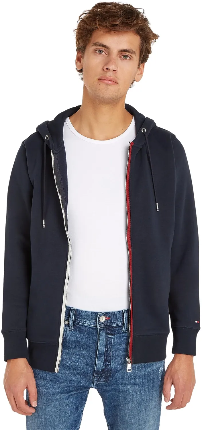 Tommy Hilfiger Felpa Cappuccio Zip Uomo Ultra Blue