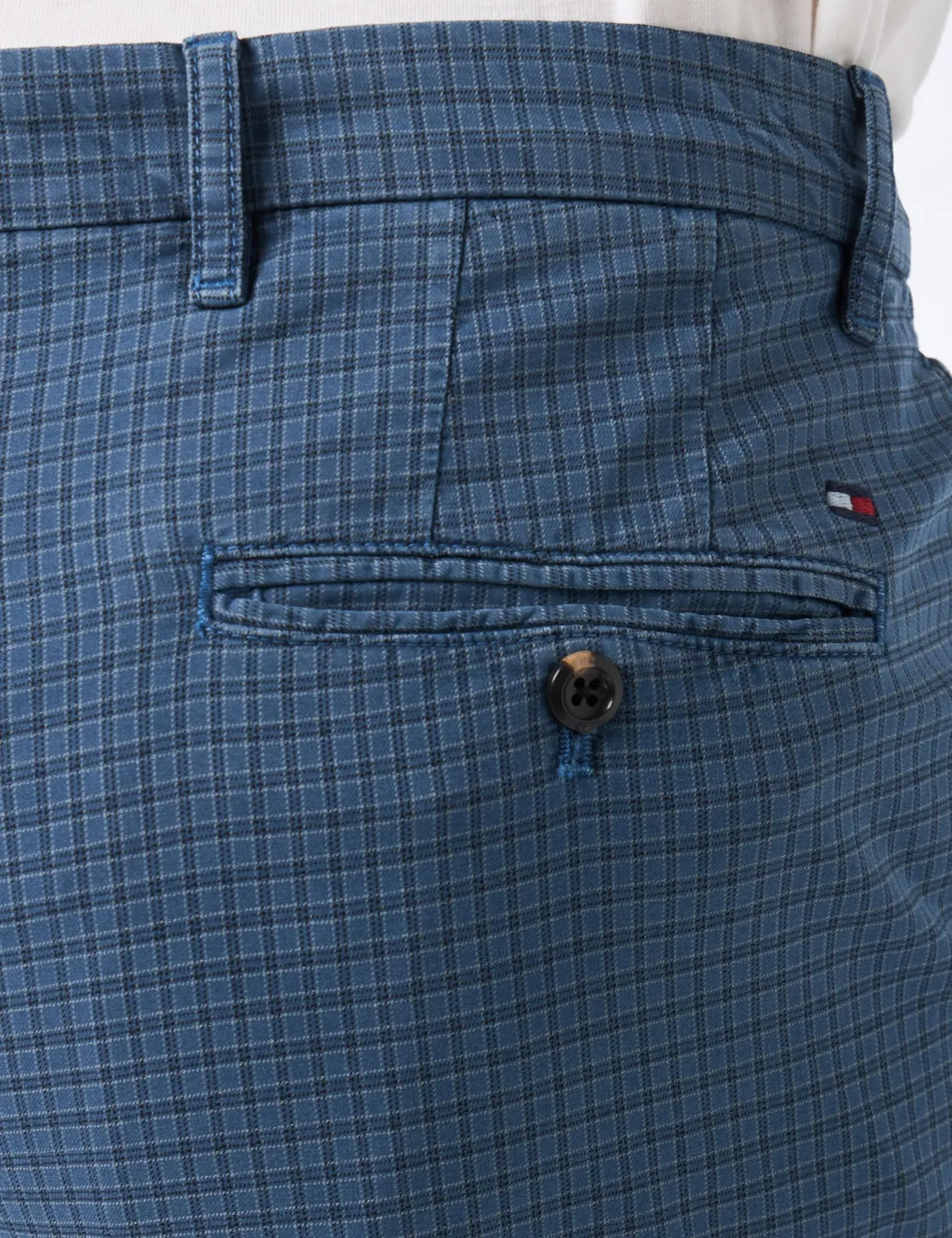 Tommy Hilfiger Denton chino straight uomo blu Aegean Sea