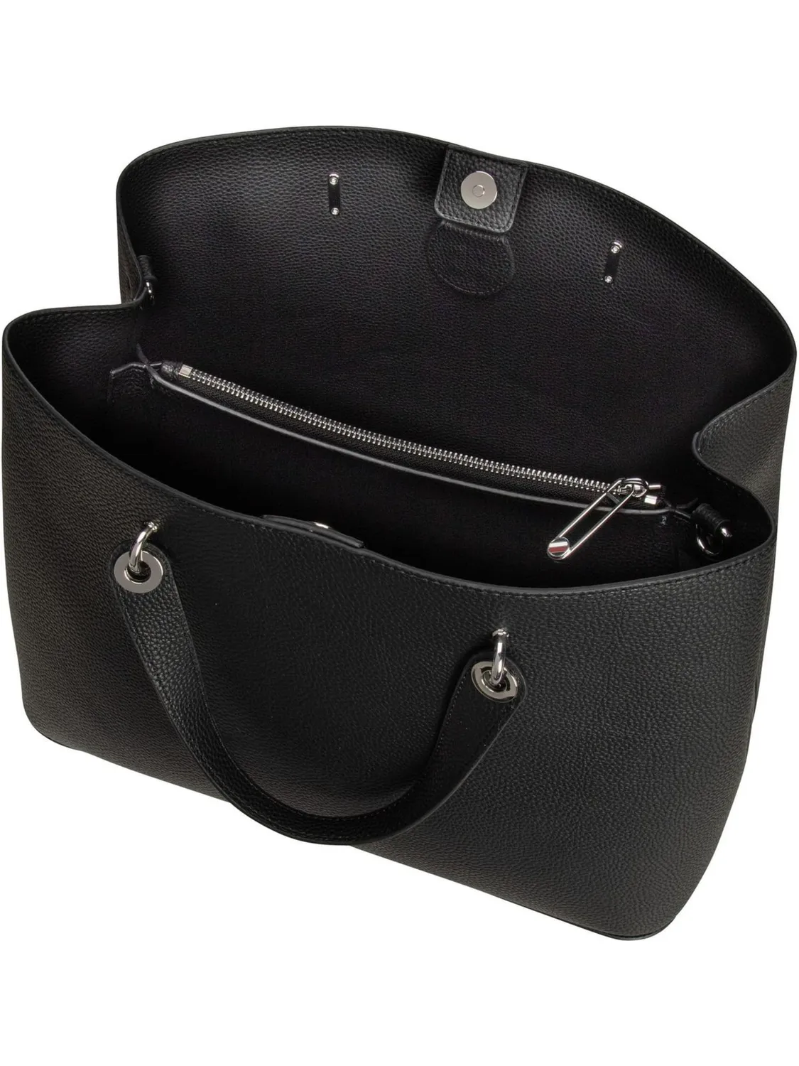 Tommy Hilfiger Emblem borsa donna tracolla rimovibile nera