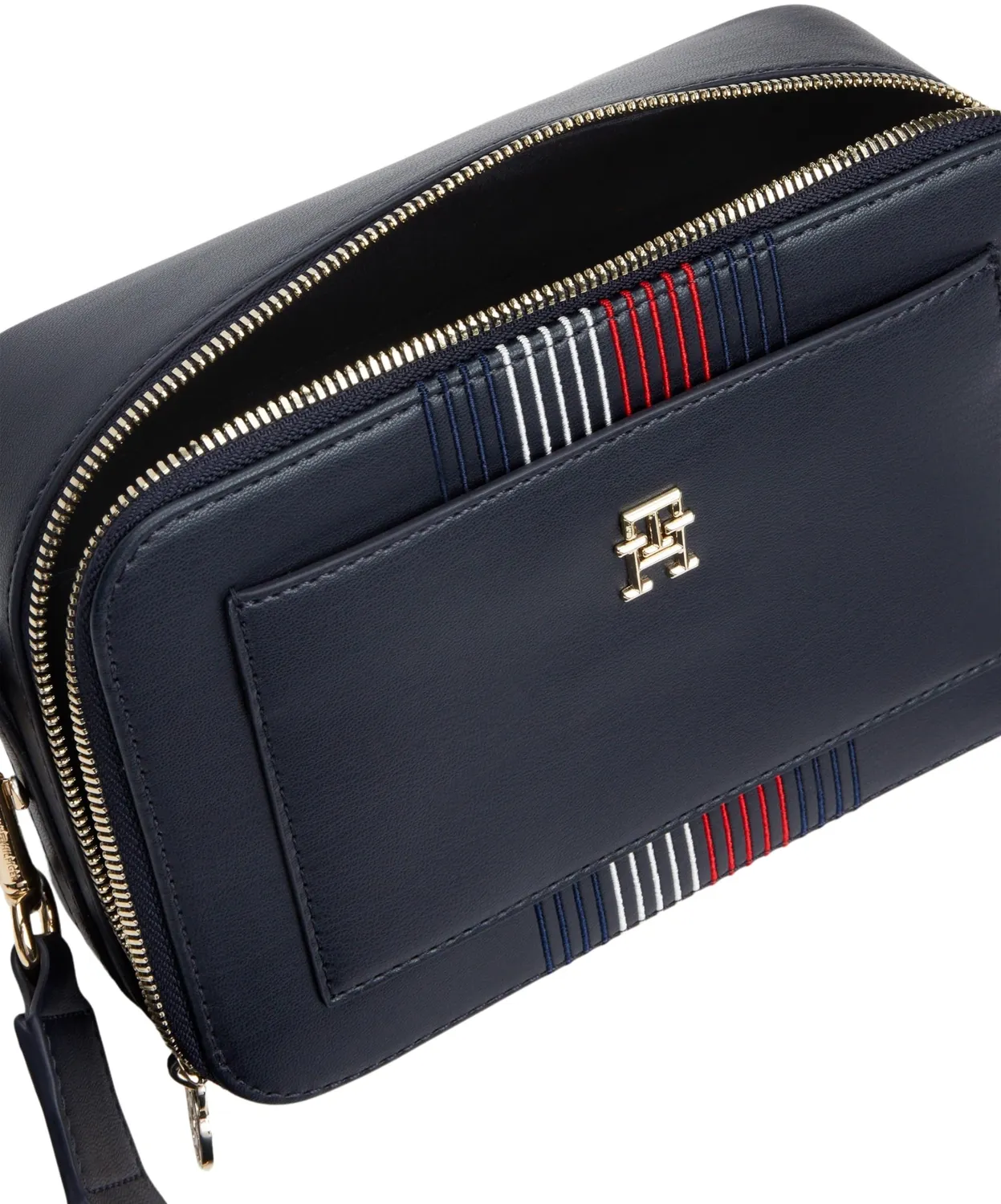 Tommy Hilfiger Distinct Camera Bag Piccola Blu Space Blue tracolla