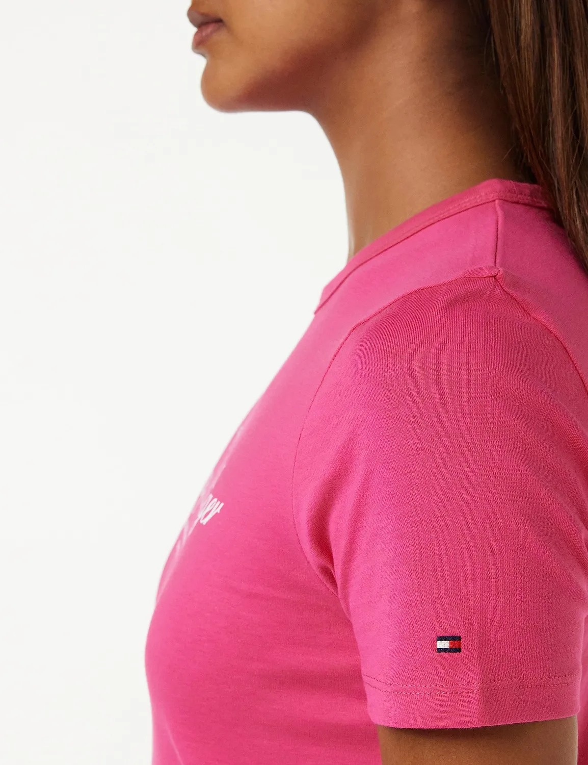 Tommy Hilfiger t-shirt donna scollo rotondo maniche corte cotone