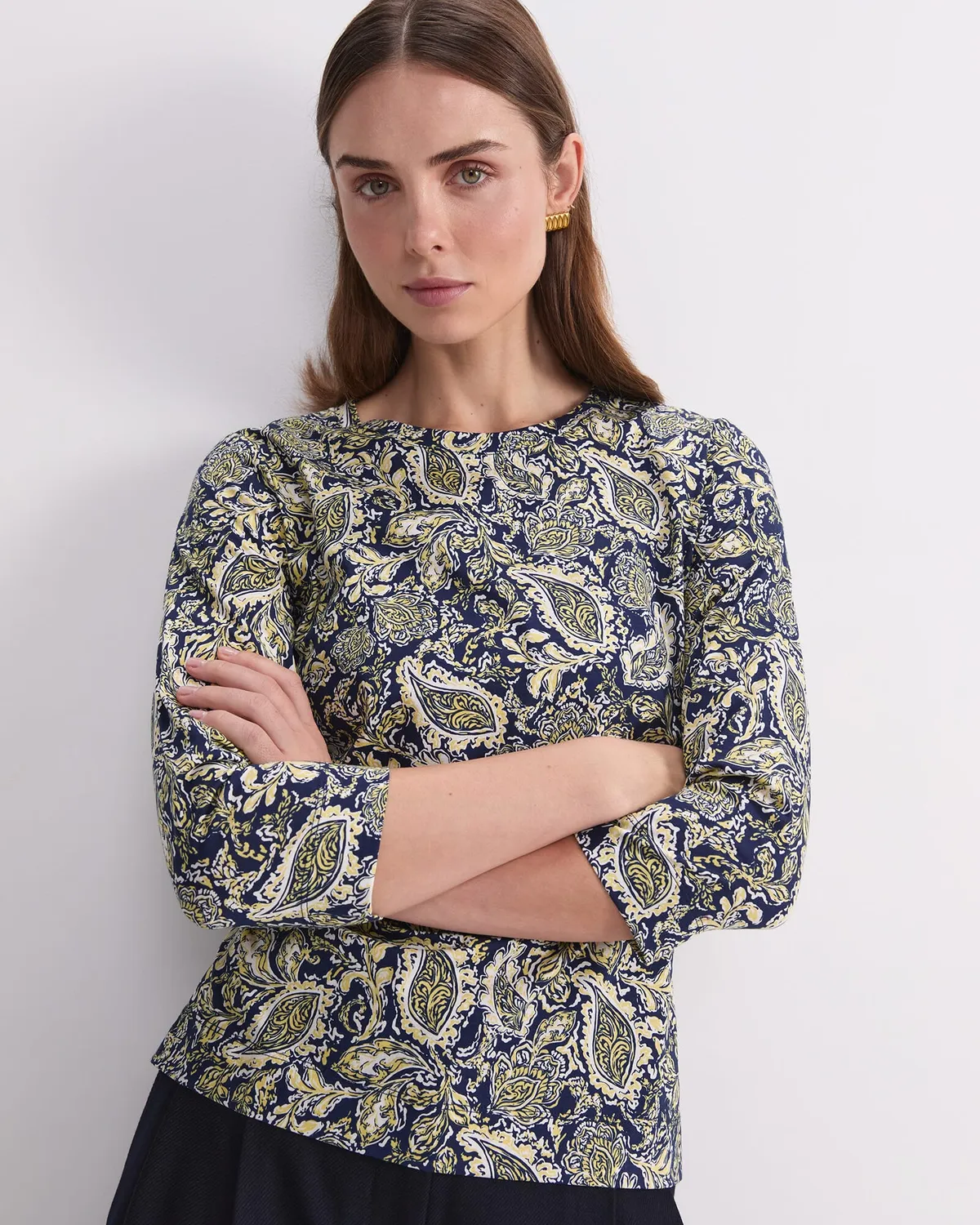 Sportscraft Paisley Mercerised Maglietta Donna Cotone