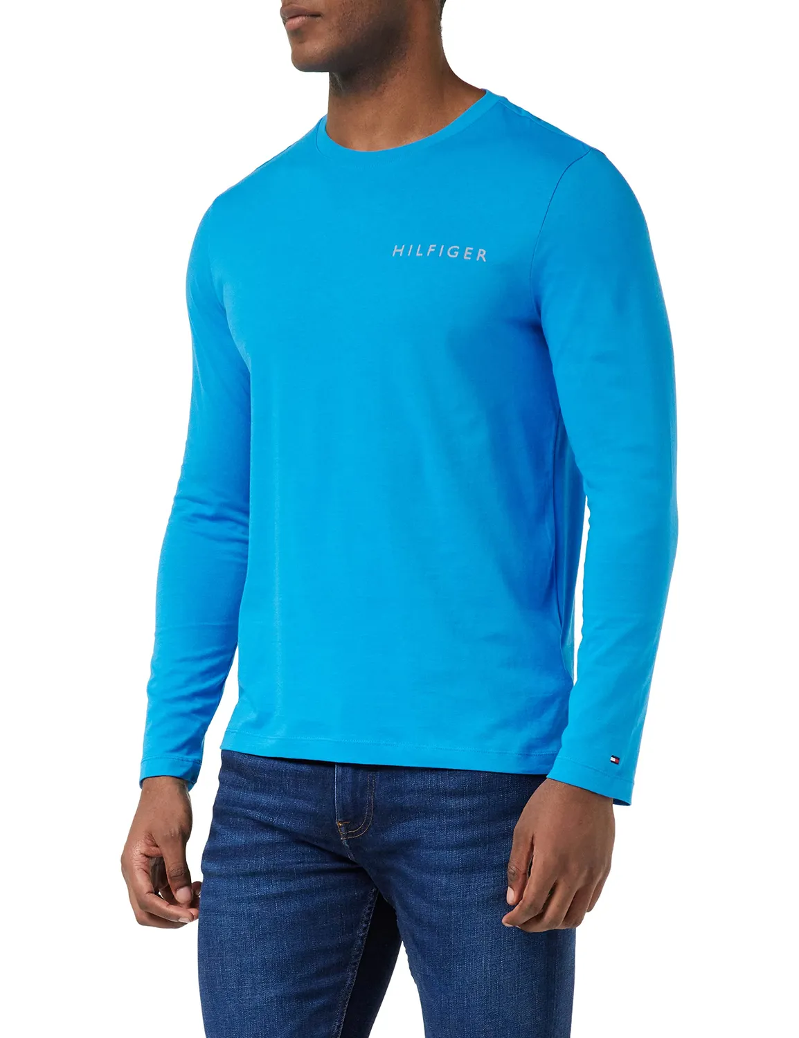 Tommy Hilfiger Pop Color maglietta uomo maniche lunghe verde