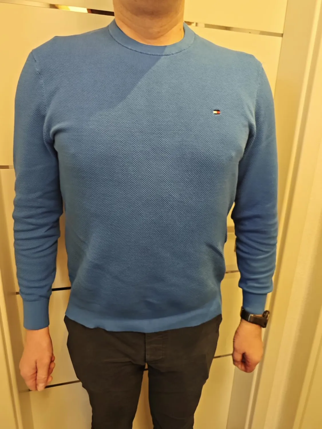 Tommy Hilfiger Essential MW0MW36347 maglione girocollo M blu
