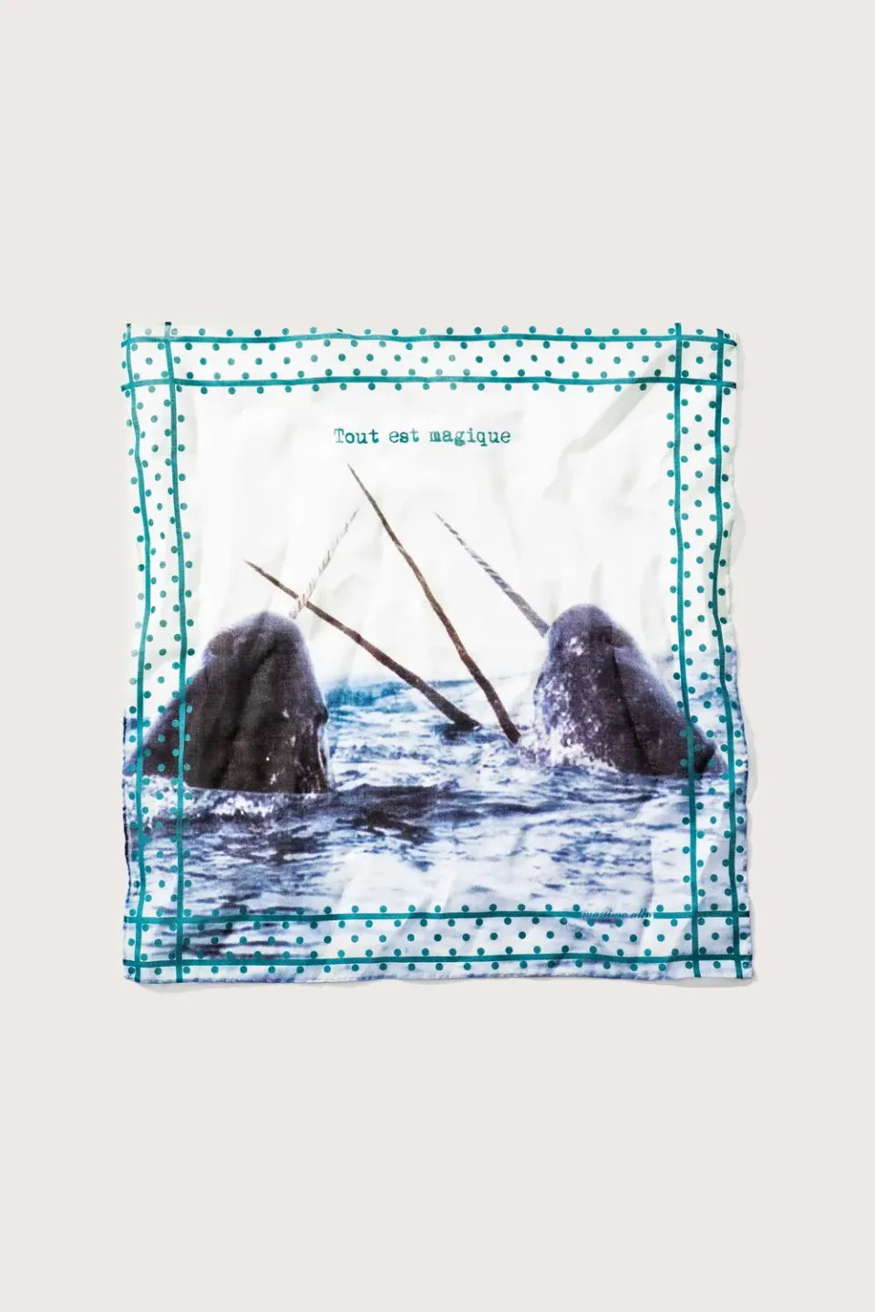 Massimo Alba Hanky1 Fazzoletto Labradonite Cotone 45x45