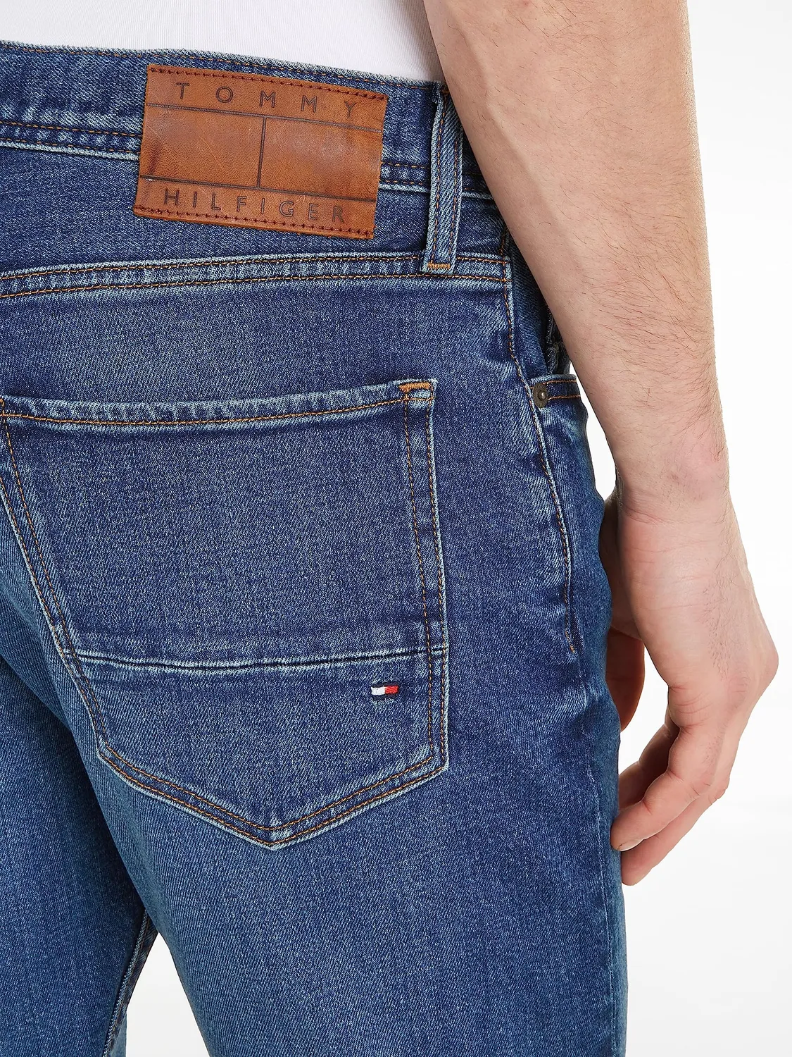 Tommy Hilfiger Houston MW0MW33354 jeans tapered Siegel Blue