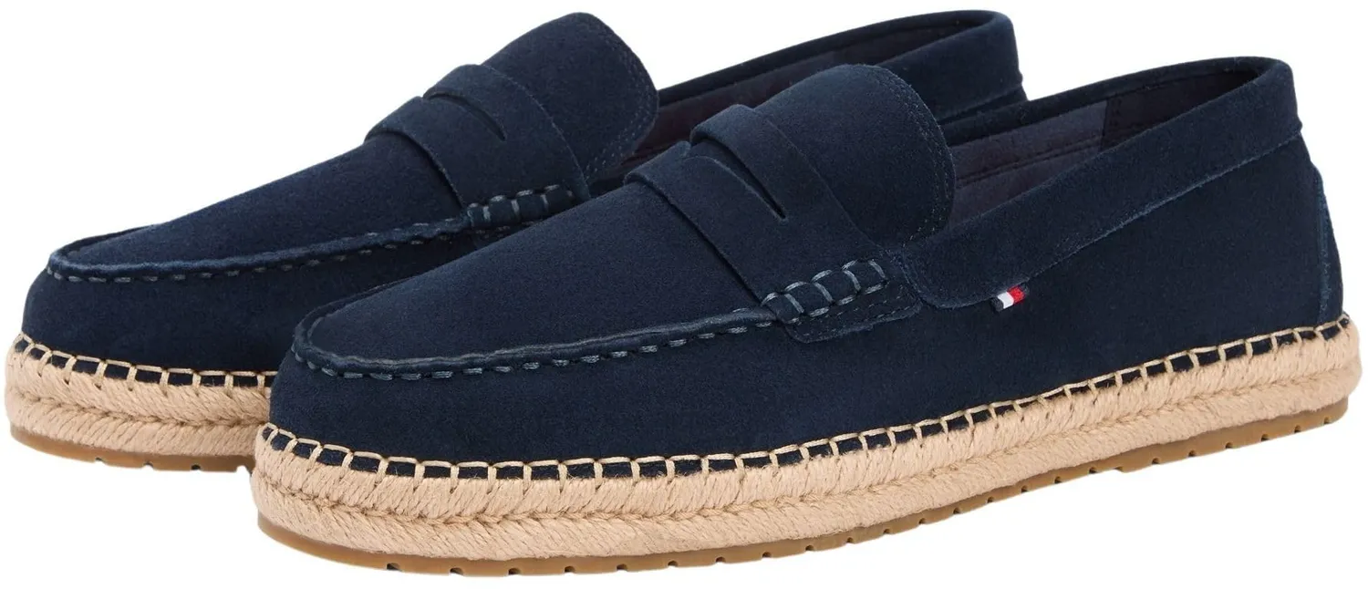Tommy Hilfiger Flexible Sde mocassini uomo 43 blu