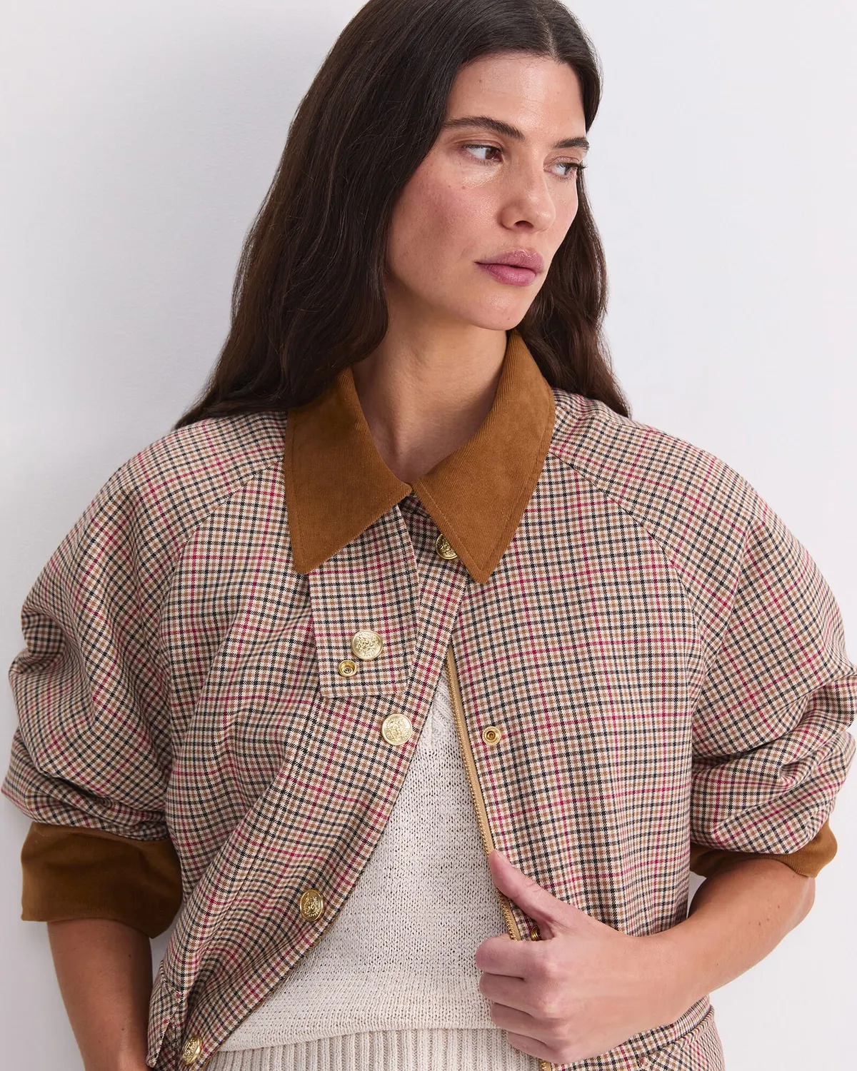 Sportscraft Sara Barn giacca trapuntata check heritage