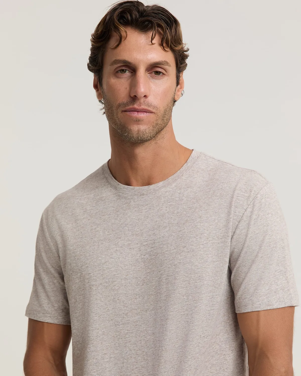 Sportscraft Supersoft Melange Tee maglietta cotone spazzolato