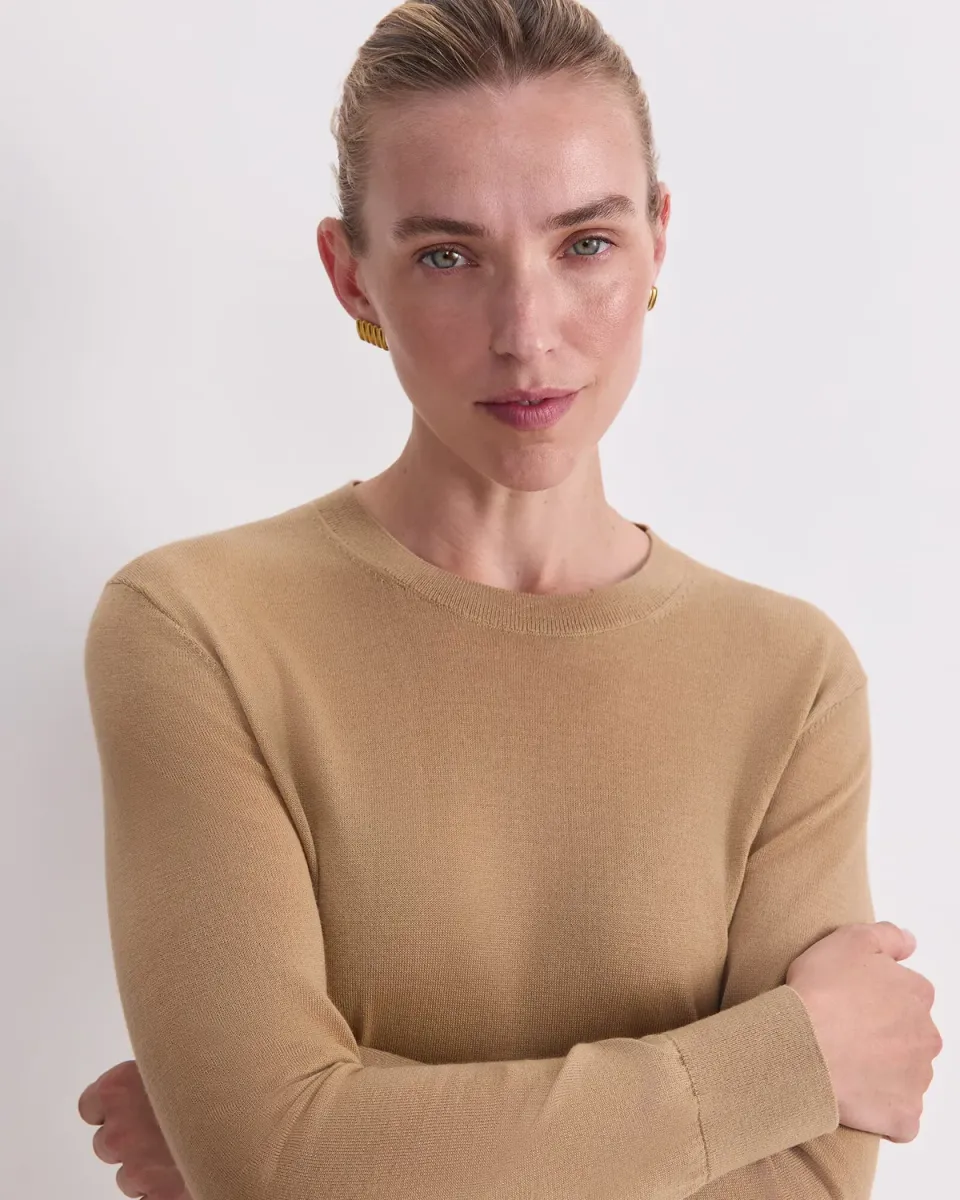Sportscraft Francis Crew maglione merino extrafine