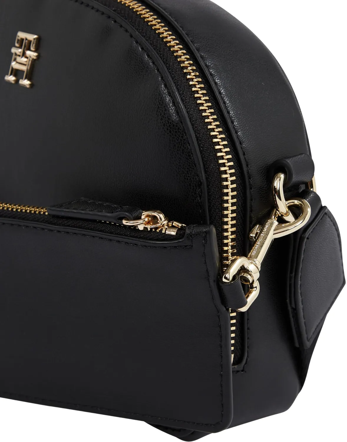 Tommy Hilfiger Half Moon Crossover tracolla nera piccola