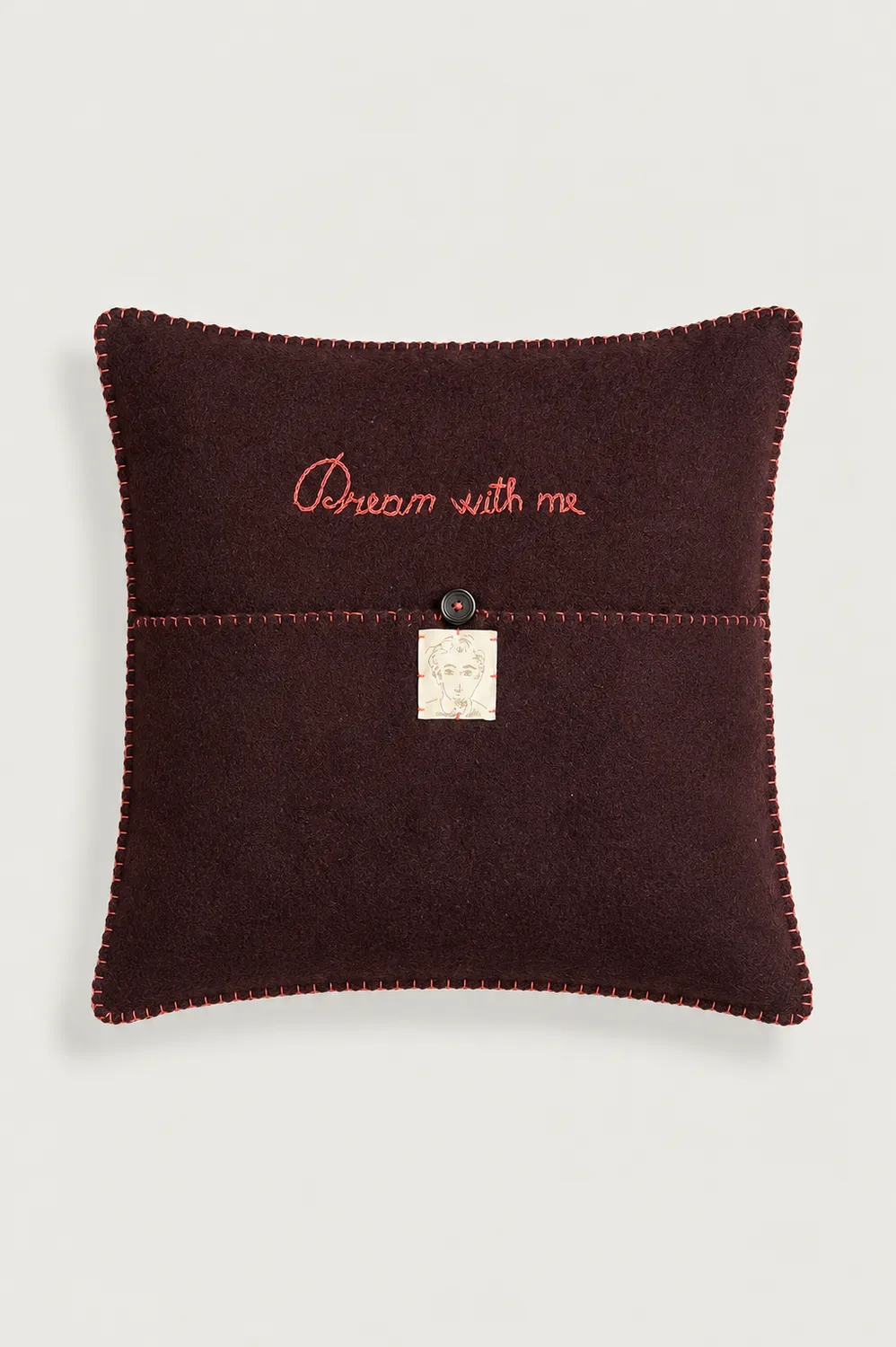 Massimo Alba Pillow cuscino mulberry patchwork mano