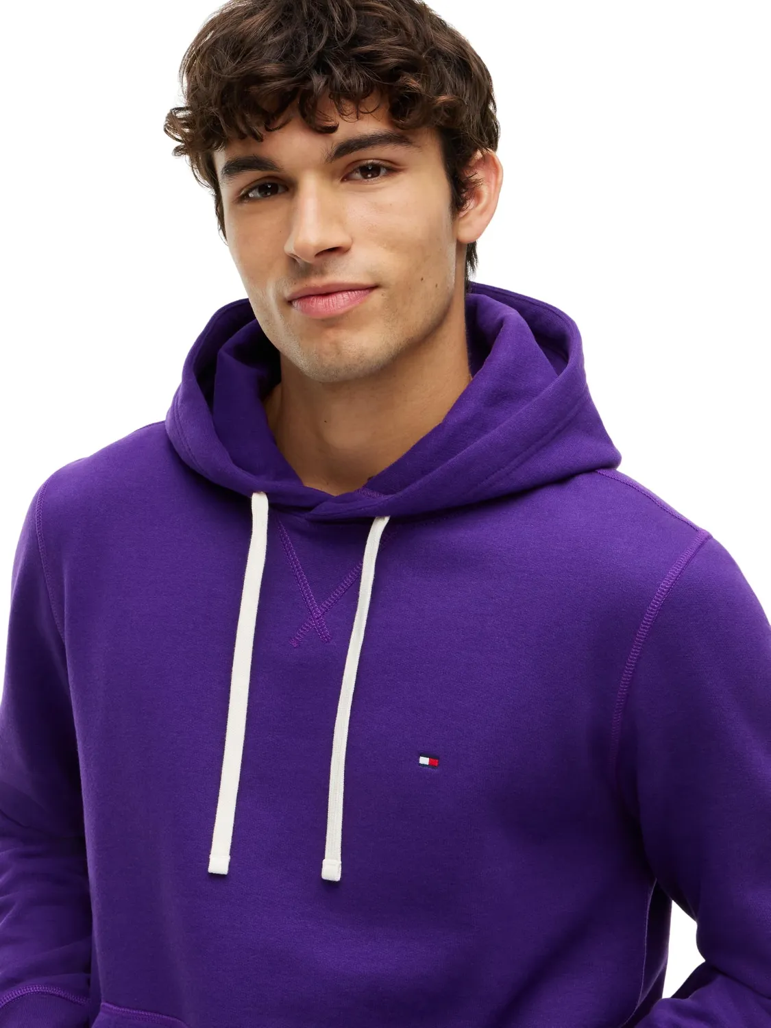 Tommy Hilfiger Ess Seasonal felpa cappuccio Tuscan Grape fleece
