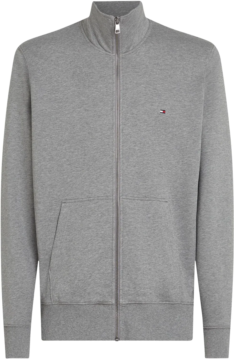 Tommy Hilfiger Essential Terry MW0MW38084 felpa zip grigia