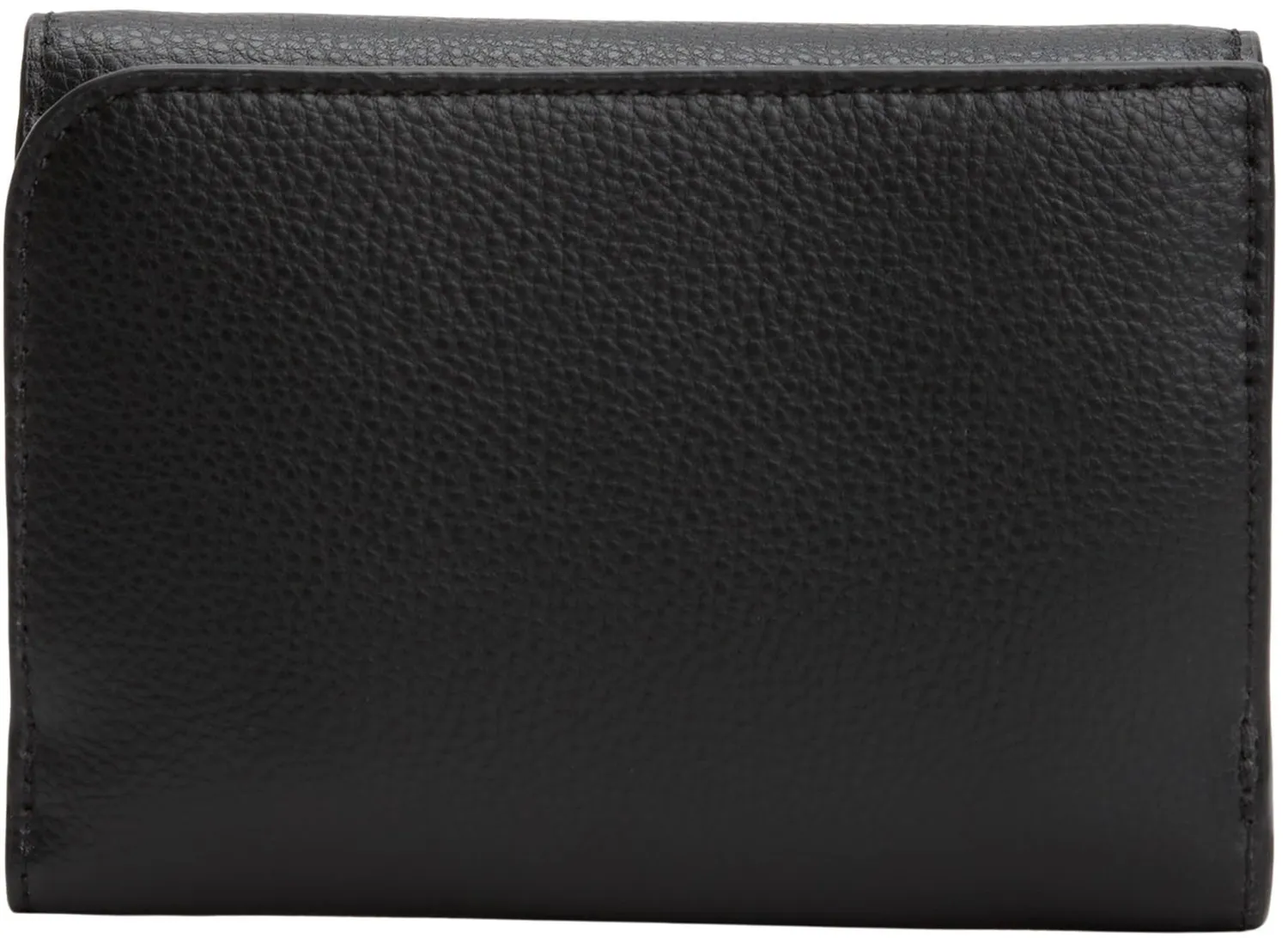 Tommy Hilfiger Logotape Portafogli Donna Trifold Nero