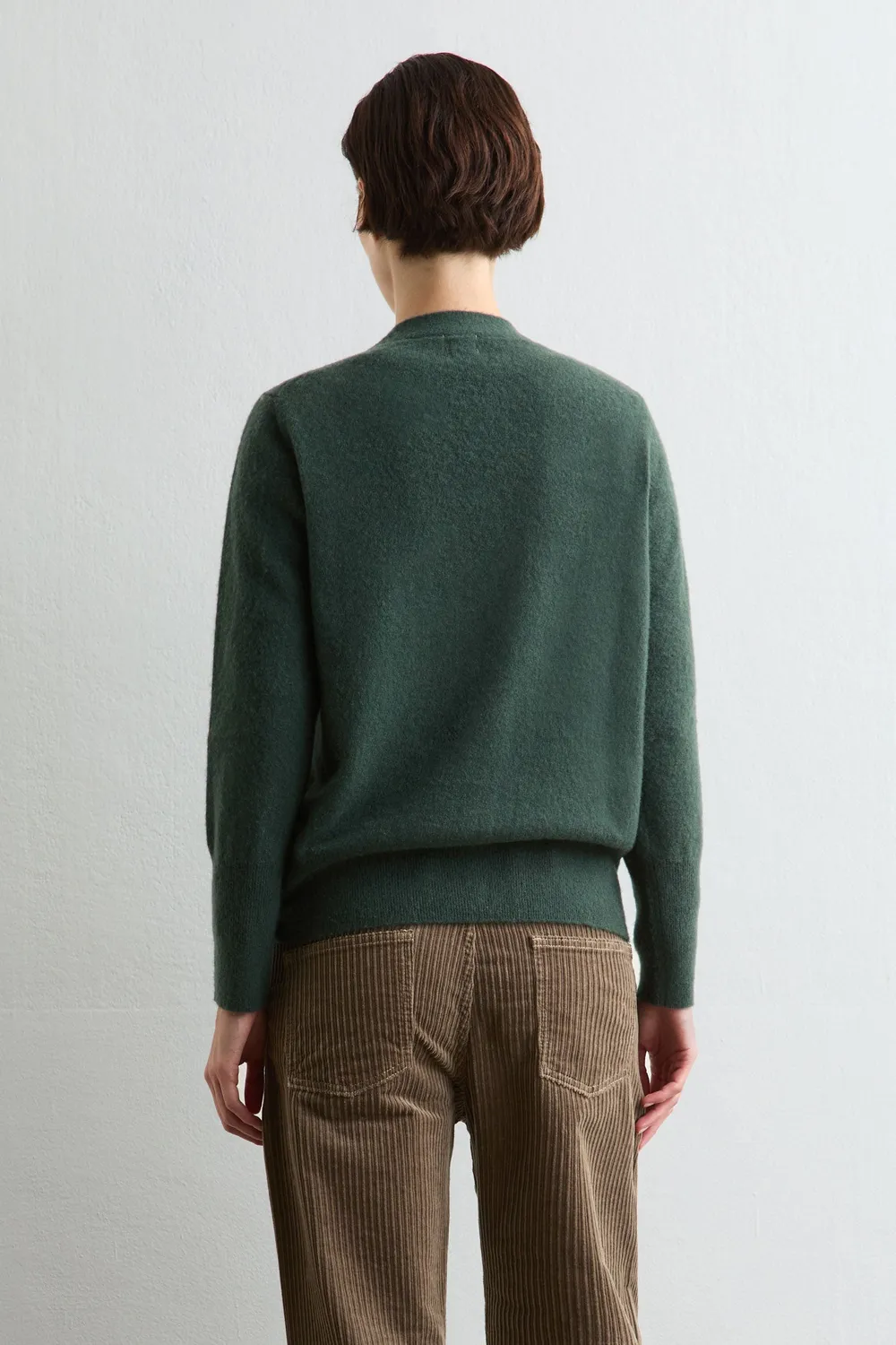 Massimo Alba Hope cardigan cashmere pine bottoni
