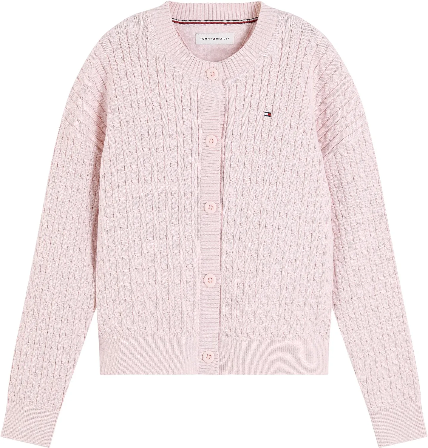 Tommy Hilfiger Cable KG0KG09076 cardigan bambina 14 anni trecce