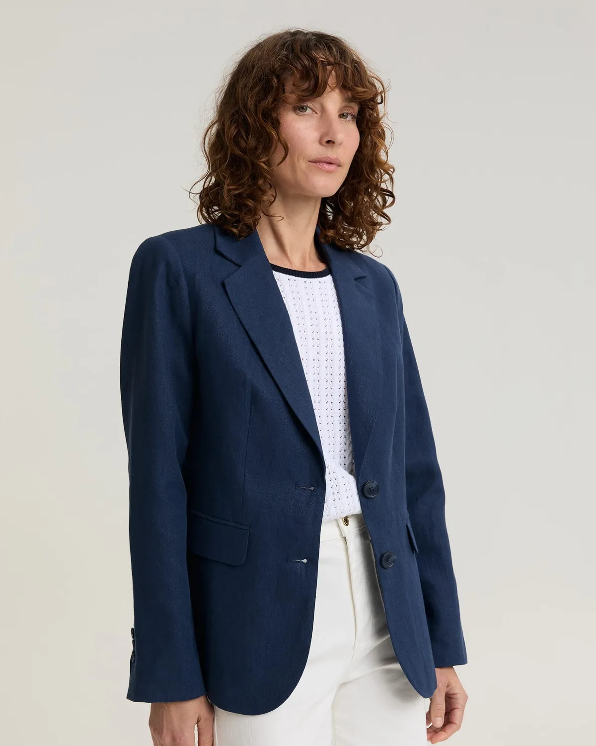 Sportscraft Freya Short blazer donna lino corto