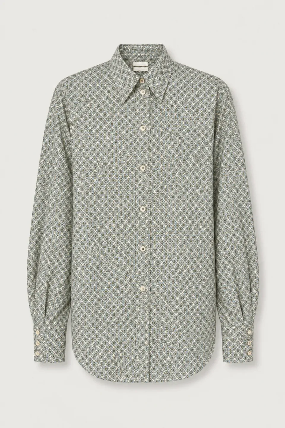Massimo Alba Selma camicia cotone air blue morbida