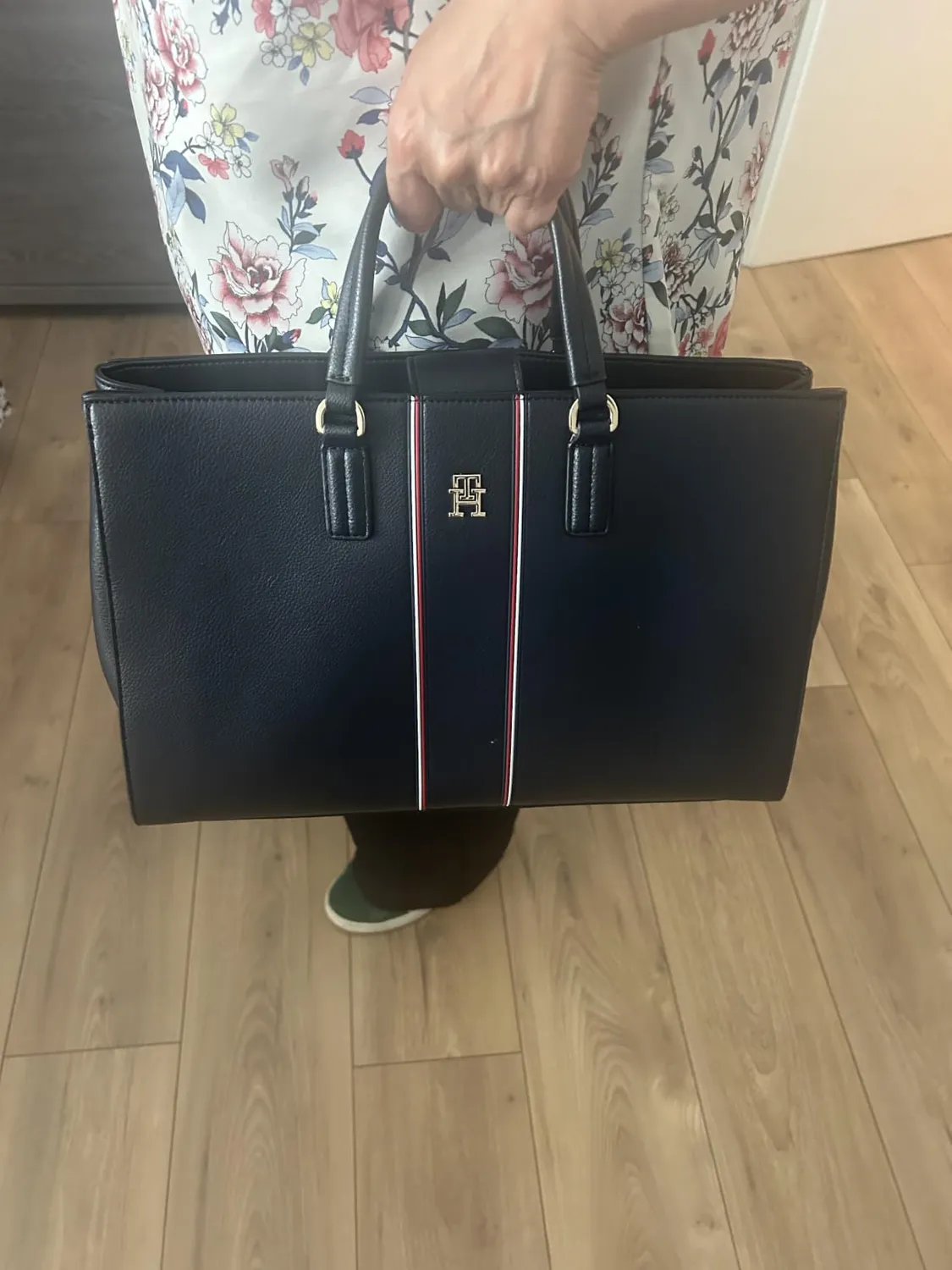 Tommy Hilfiger TH Daily Satchel AW0AW18644 tracolla blu