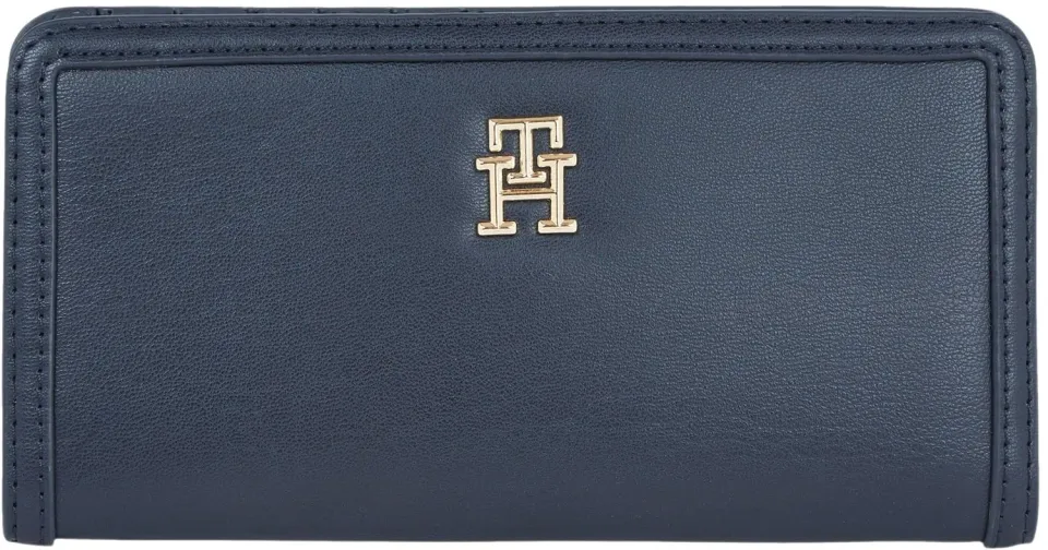 Tommy Hilfiger Monotype Slim portafoglio donna Space Blue grande