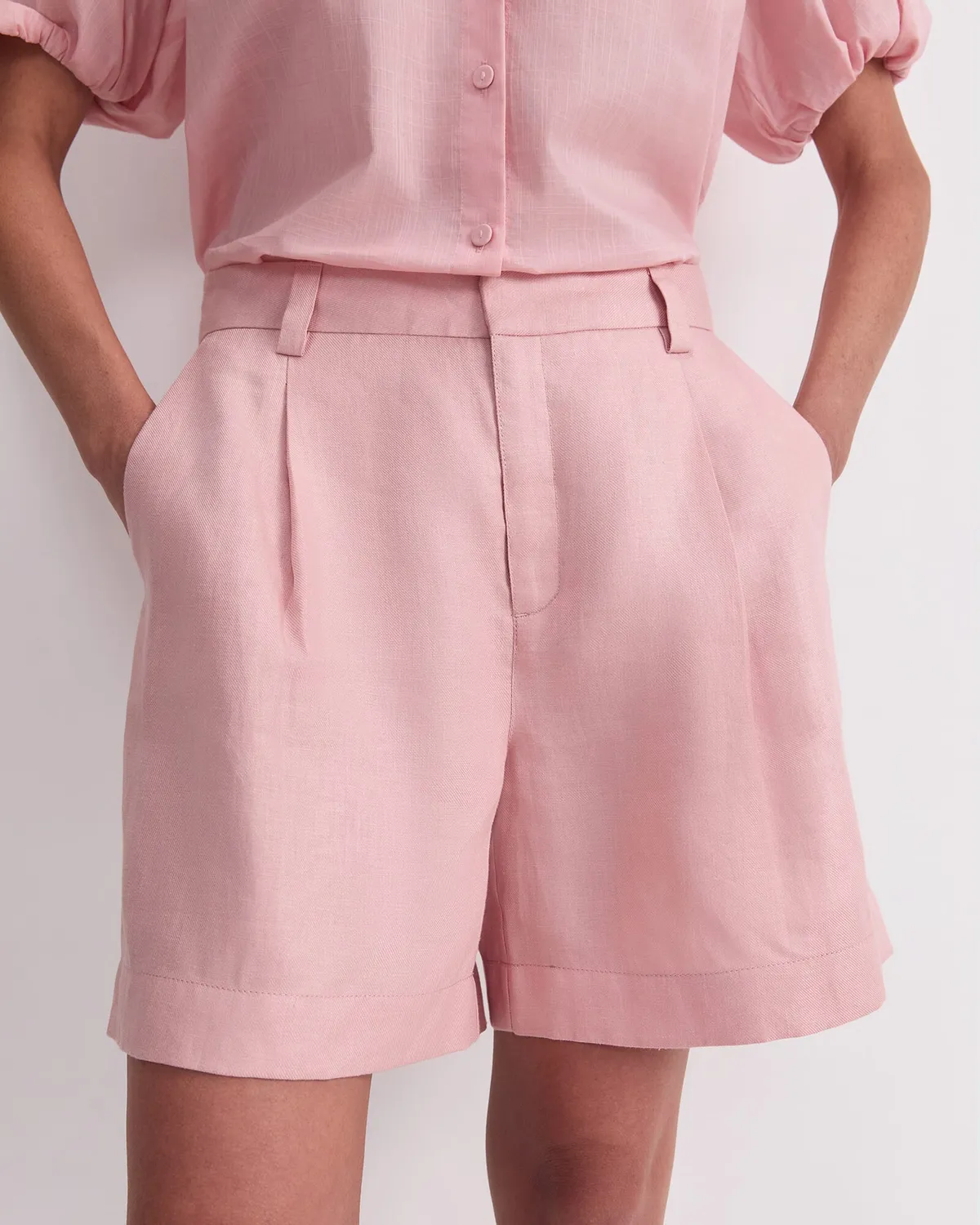 Sportscraft Jamie Linen shorts donna lino