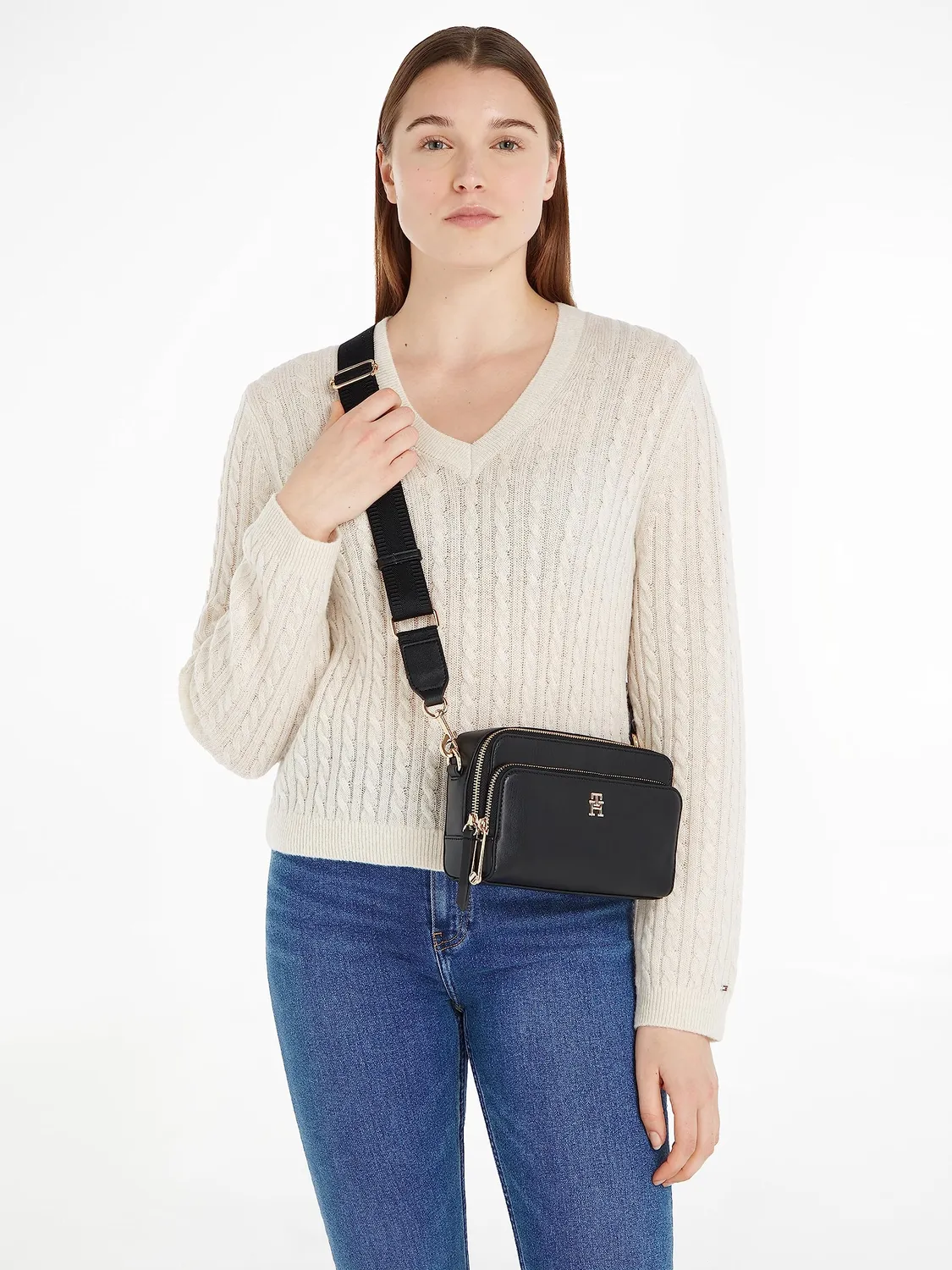 Tommy Hilfiger Iconic Tommy Camera Bag Solid borsa AW0AW15207