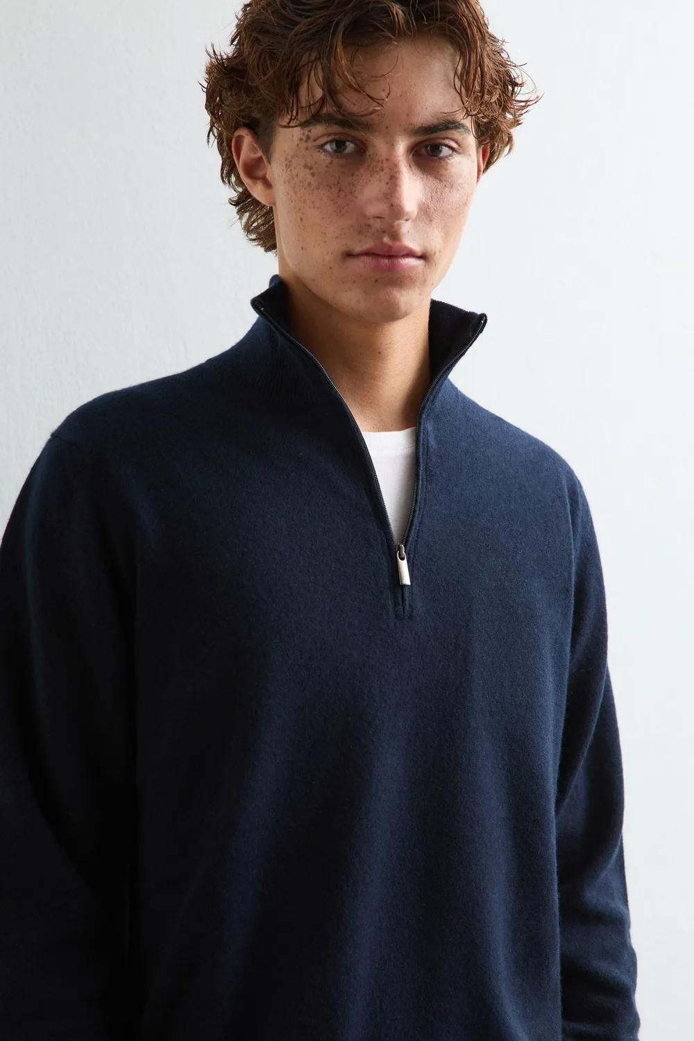 Massimo Alba Liam lupetto cashmere blu