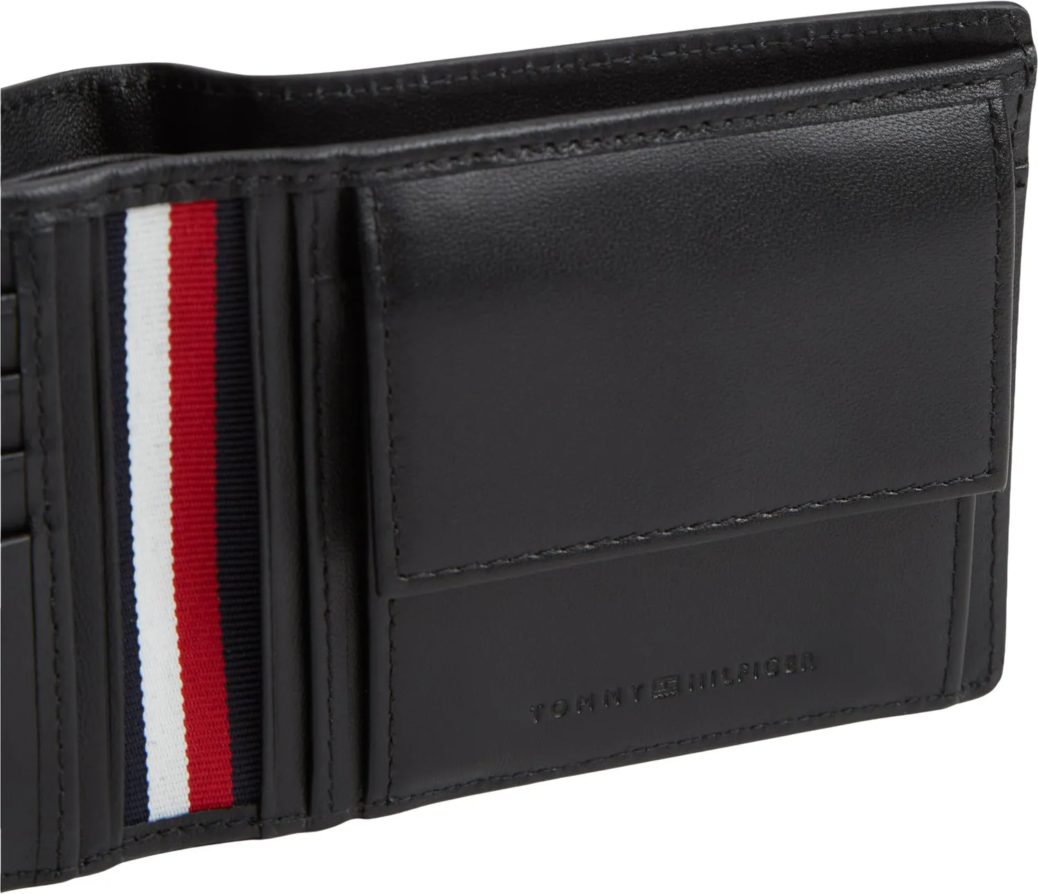 Tommy Hilfiger Th Element AM0AM14796 portafoglio zip nero