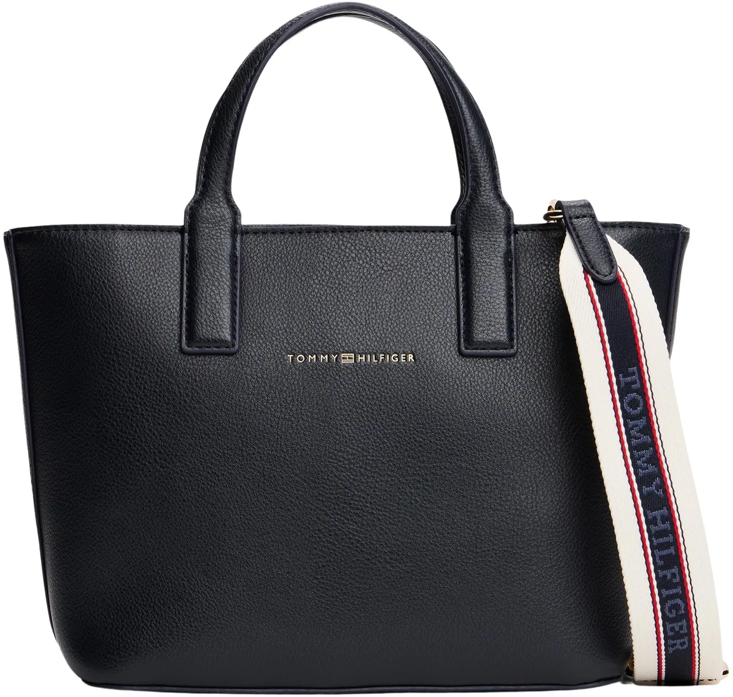 Tommy Hilfiger Logotape Mini tote piccola beige Coastal Taupe
