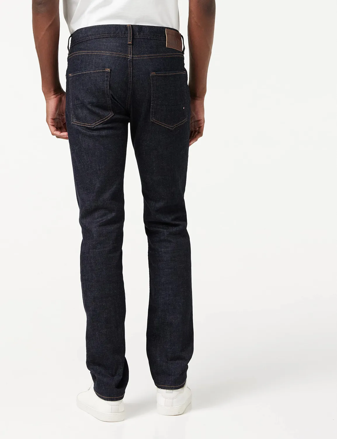 Tommy Hilfiger Core Straight Denton jeans uomo blu elasticizzato