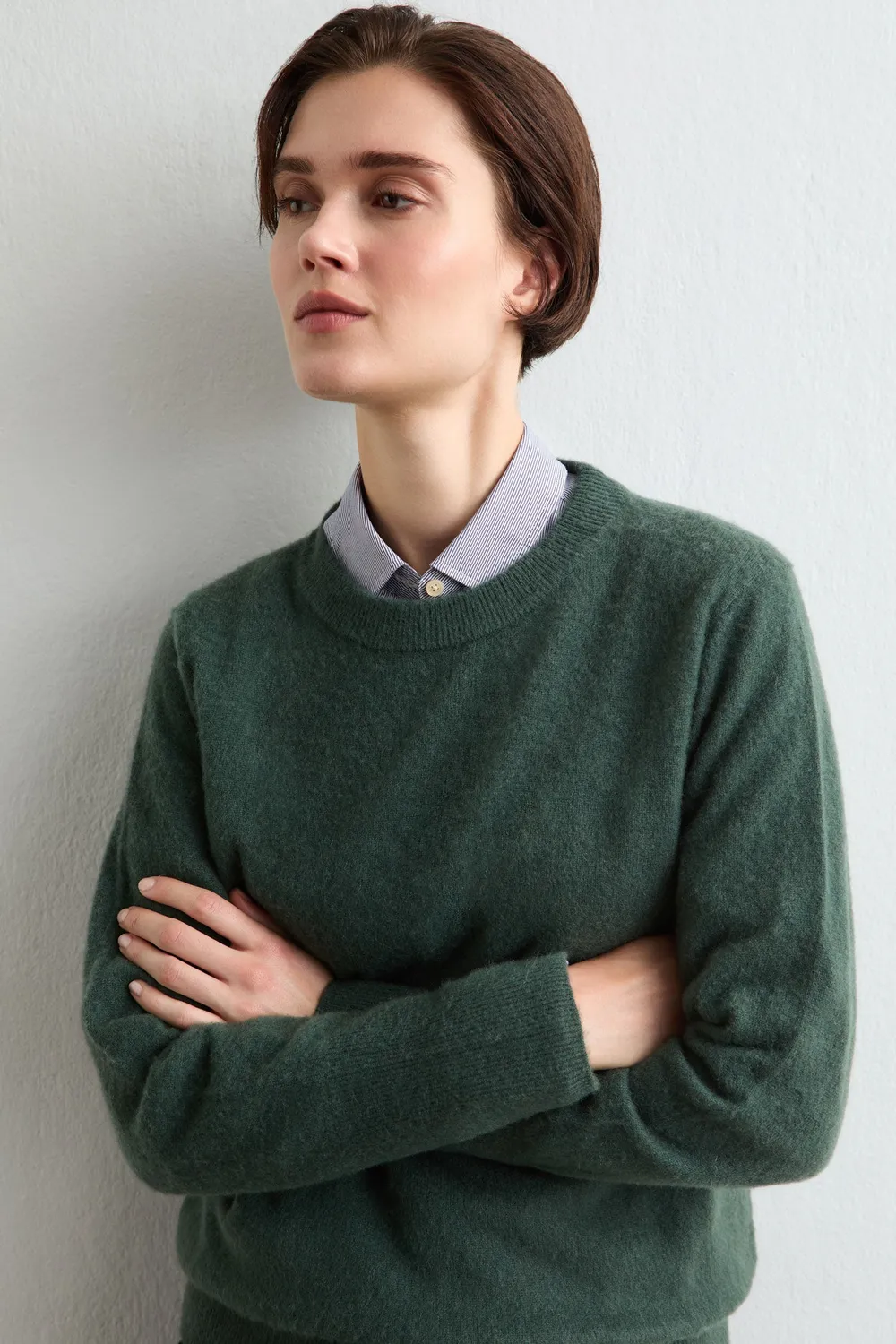 Massimo Alba Amalia maglione donna pine cashmere