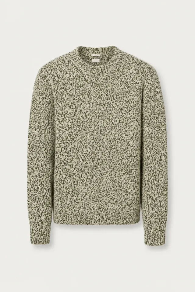 Massimo Alba Chad maglione lana alpaca olive