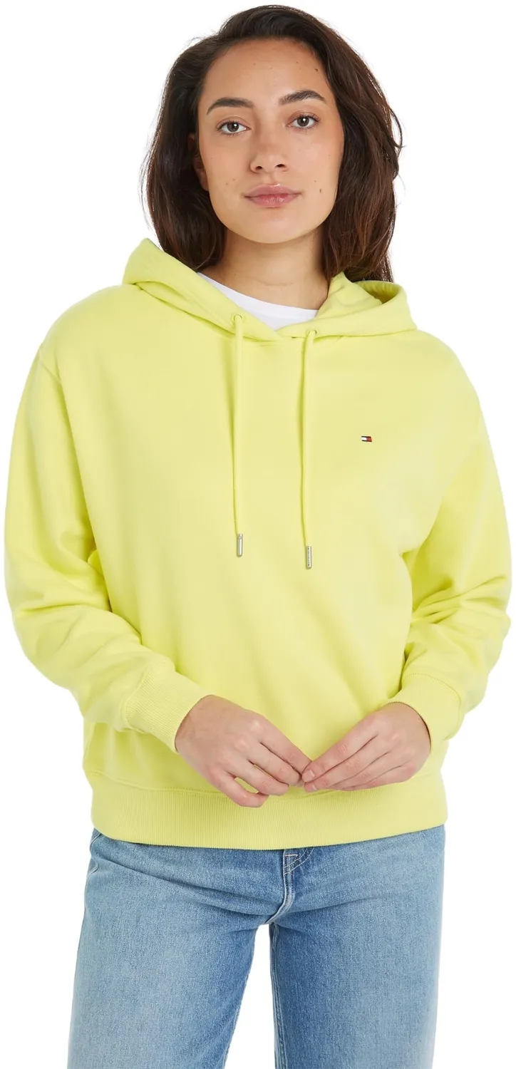 Tommy Hilfiger Flag felpa cappuccio donna cotone blu
