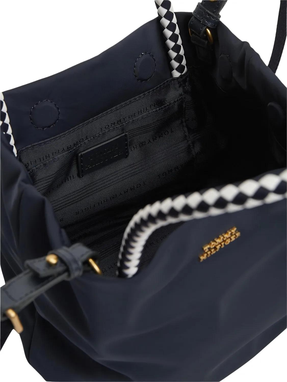 Tommy Hilfiger Marina Bucket AW0AW18831 Borsa Blu Nylon