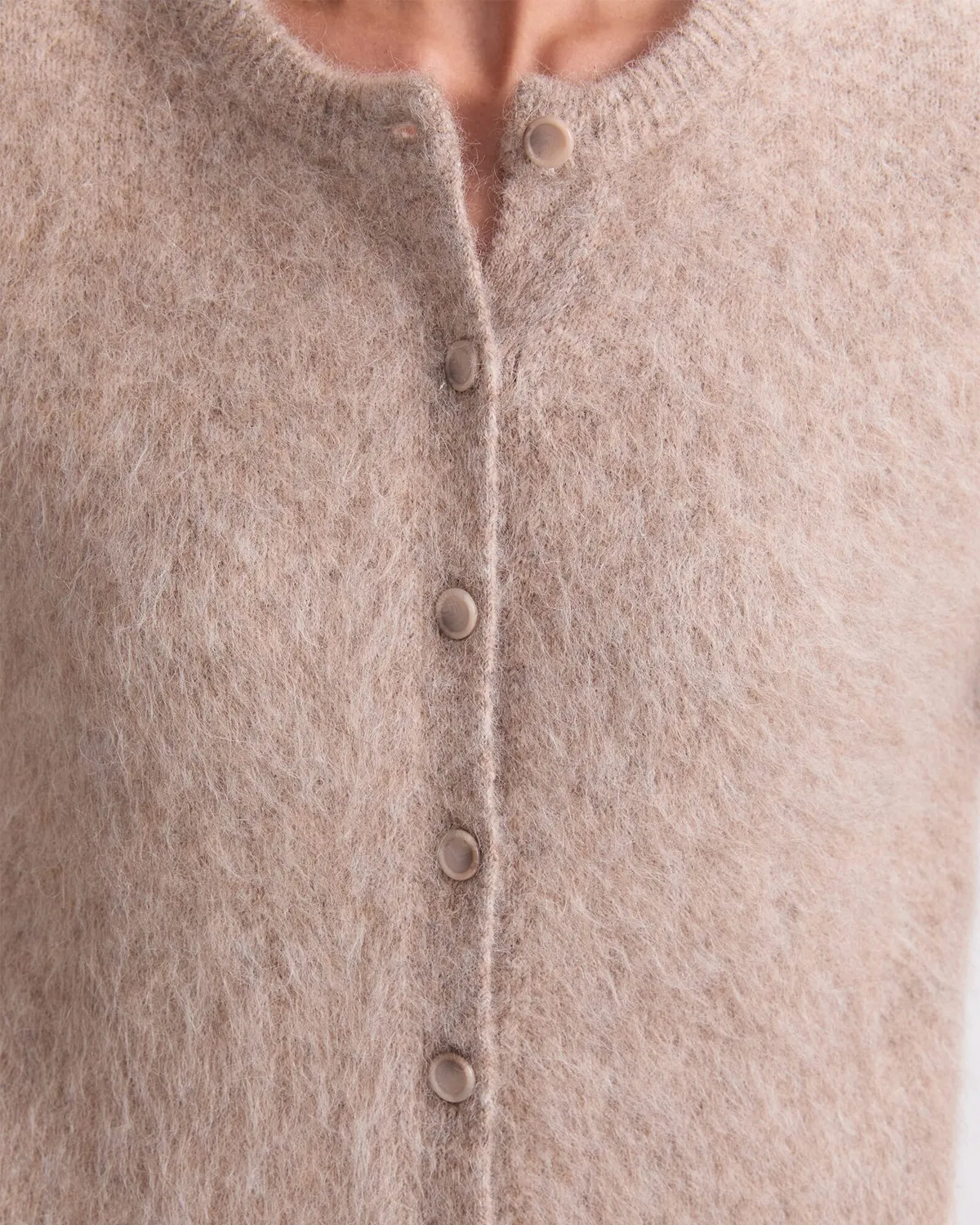 Sportscraft Alpaca Blend Cardigan cropped donna caldo
