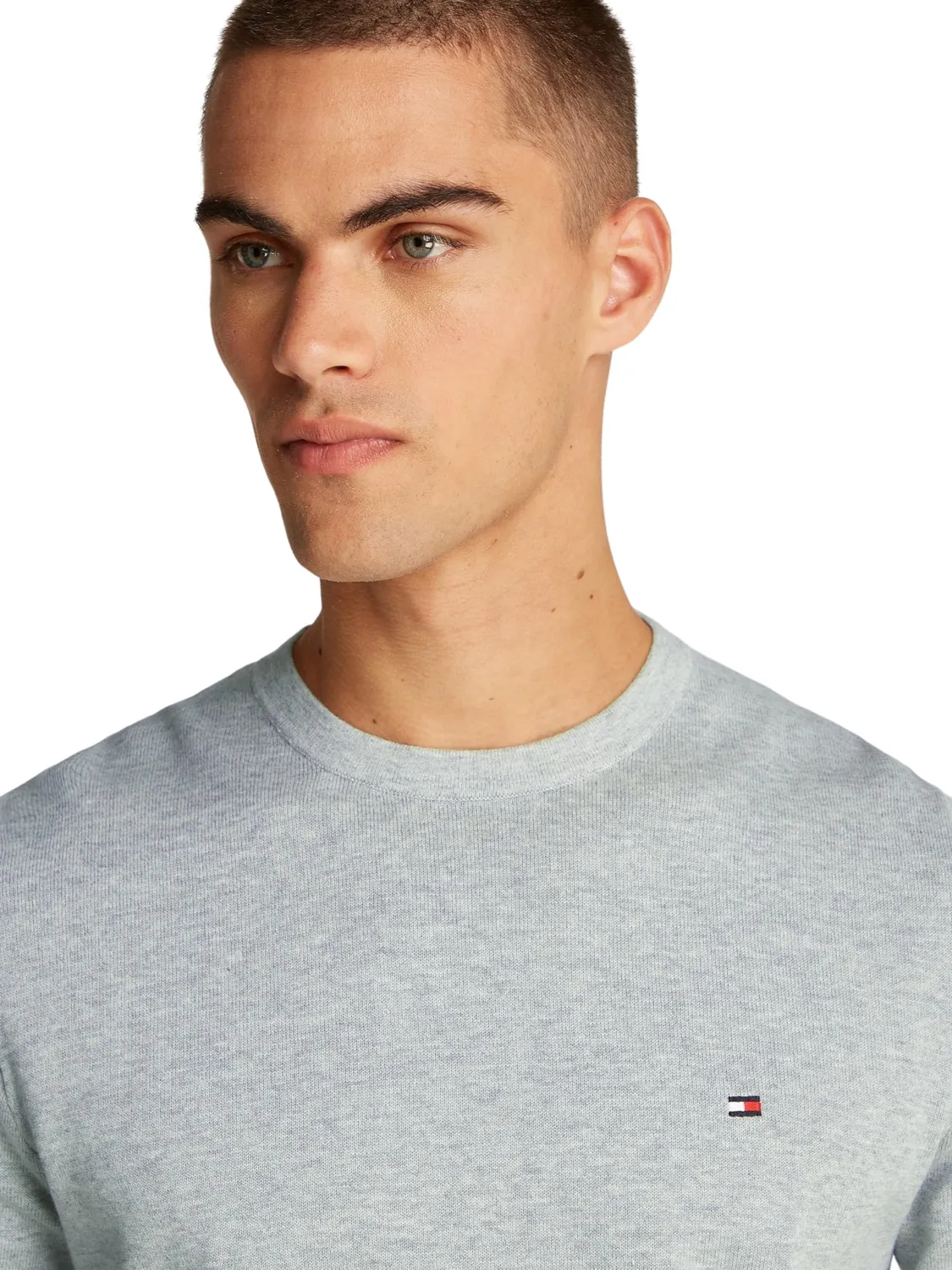 Tommy Hilfiger pullover uomo girocollo in maglia