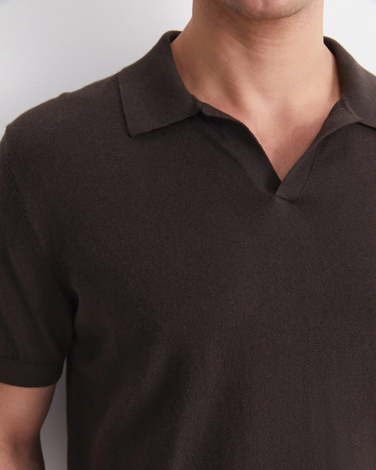 Sportscraft Ojas Knit Polo polo uomo cotone seta cashmere